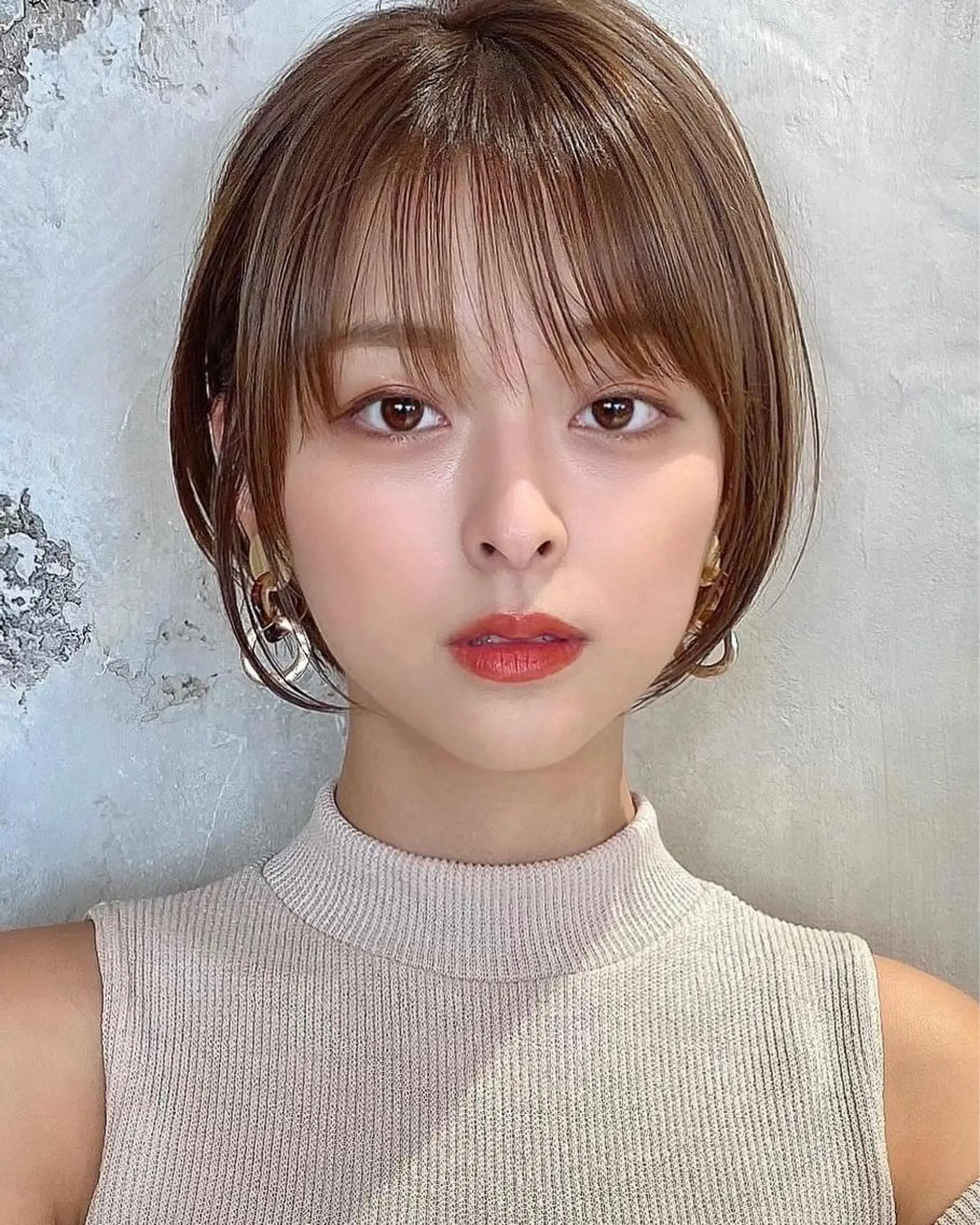 ショート ショートボブ ボブ ショートヘア On所属・新宿　ショート・ボブ カットモデル募集のヘアスタイル