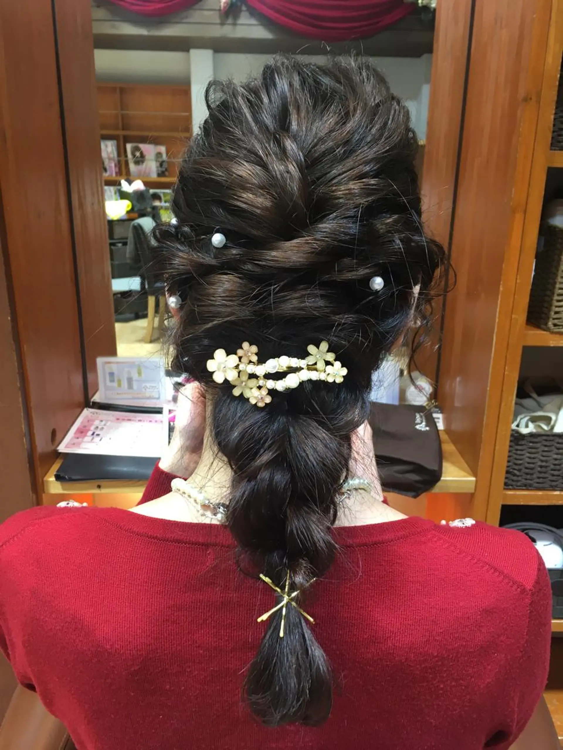 ミディアム ヘアアレンジ ✨🌿大人可愛い愛さ れhair🌿✨松本のヘアスタイル