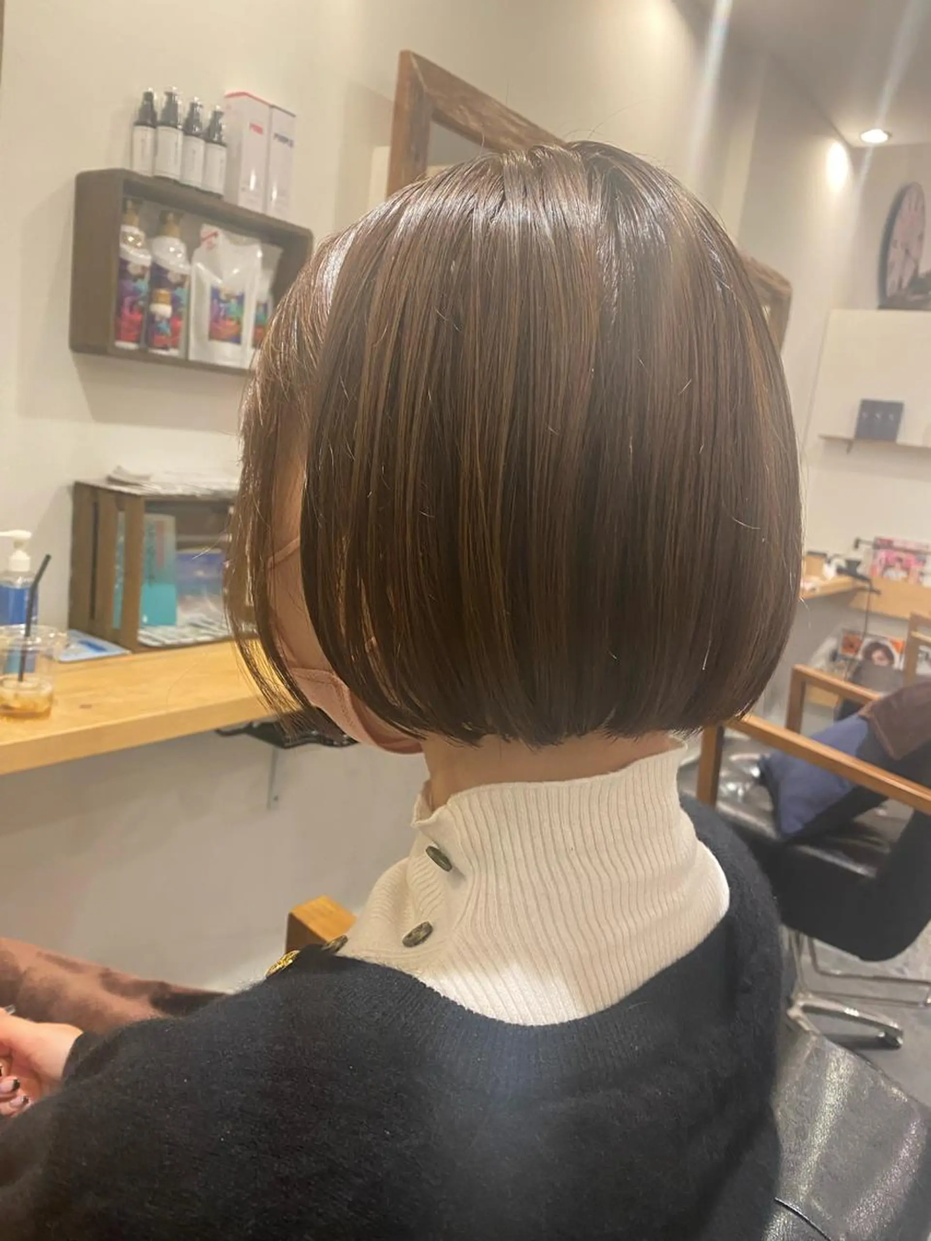 ショート カラー 髪質改善 大内翔太のヘアスタイル