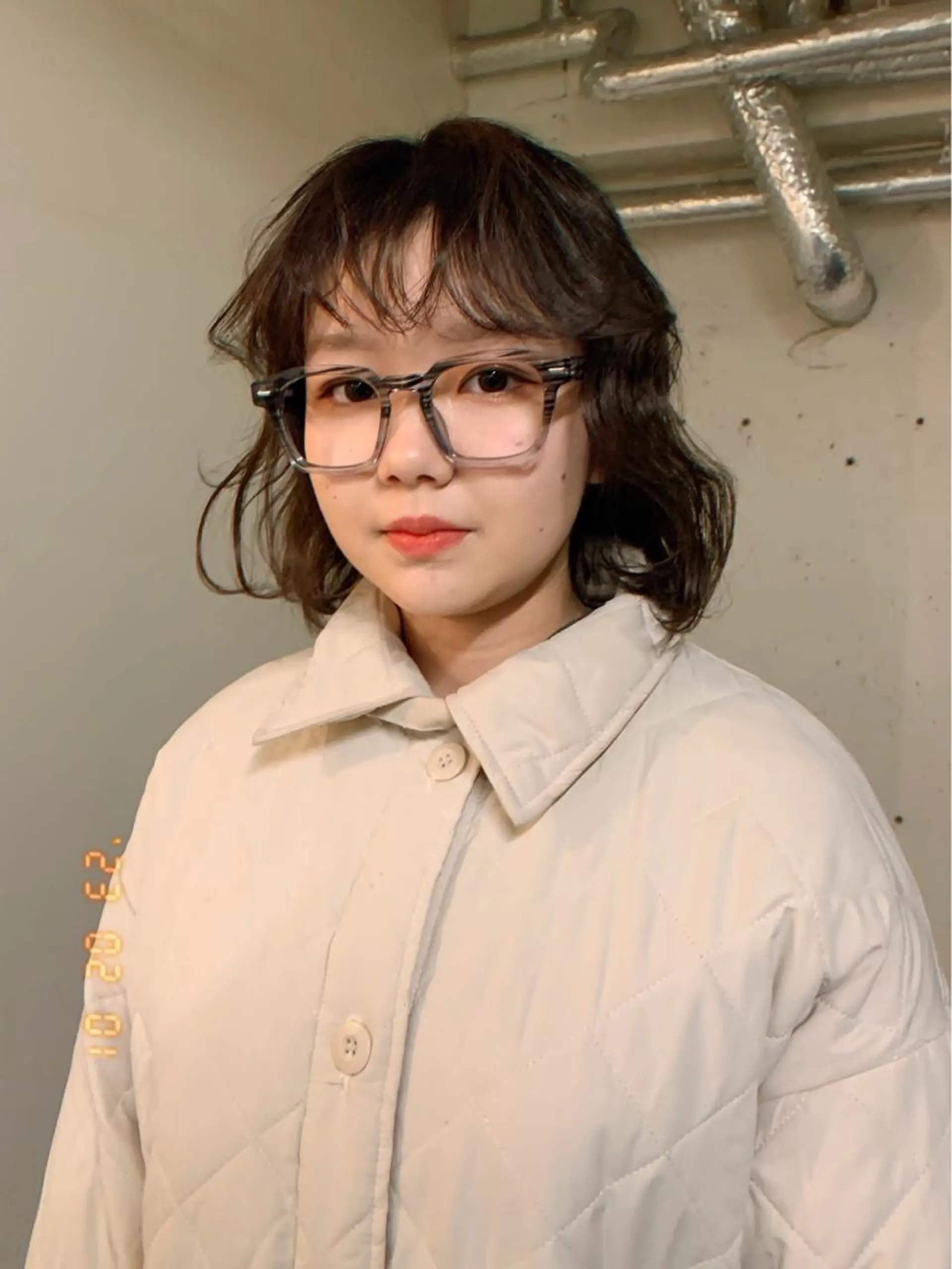 ミディアム カラー ハッシュカット/ MAYAのヘアスタイル