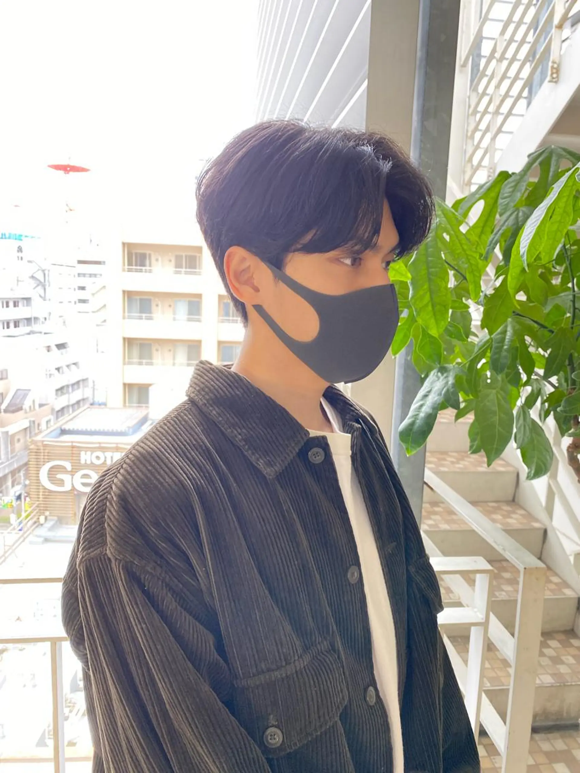 ショート カラー パーマ メンズ umu.［韓国ヘア /ダウンパーマ］のヘアスタイル