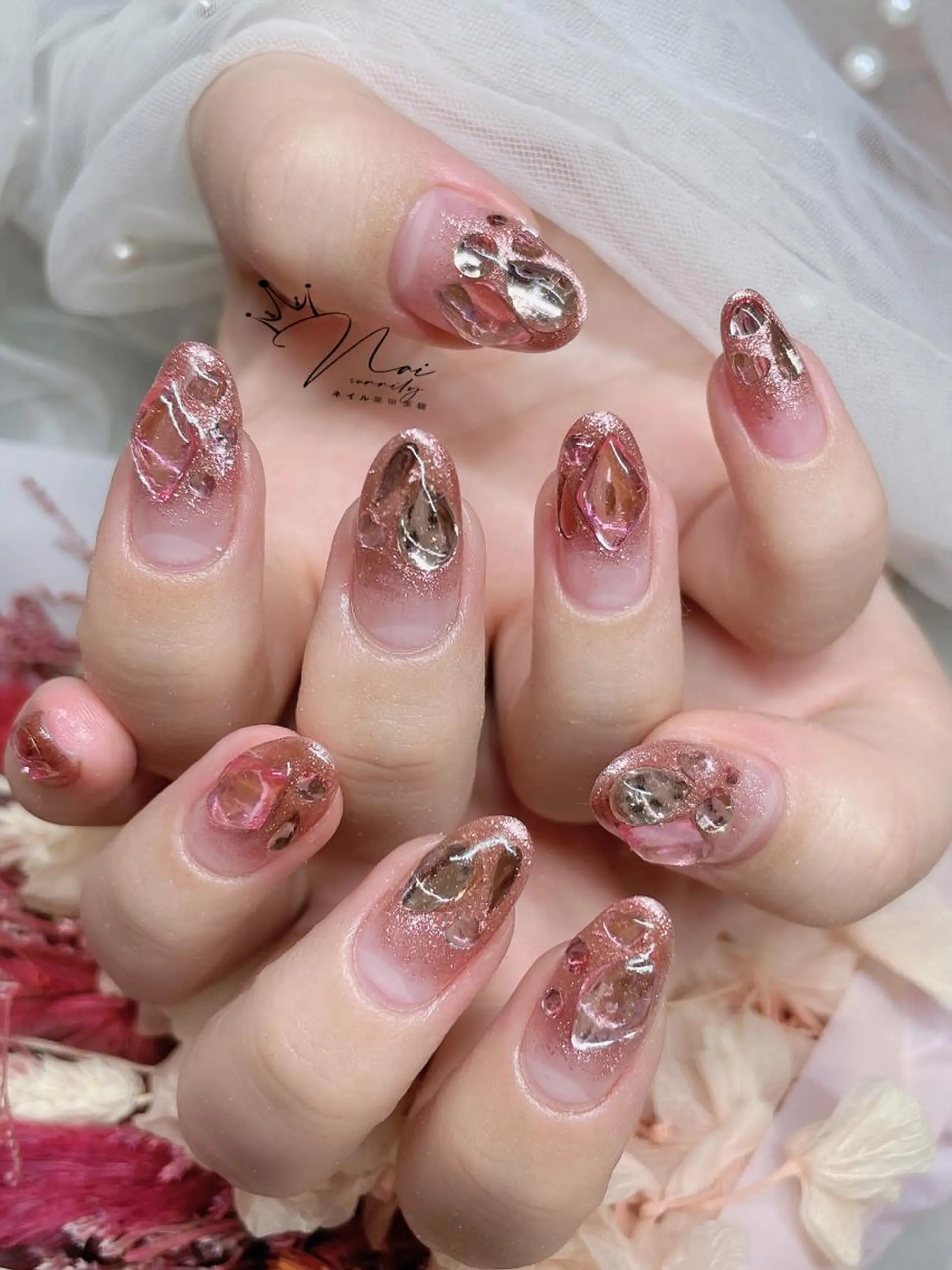 ネイル 長さだし専門店 M2　rikaのネイルデザイン