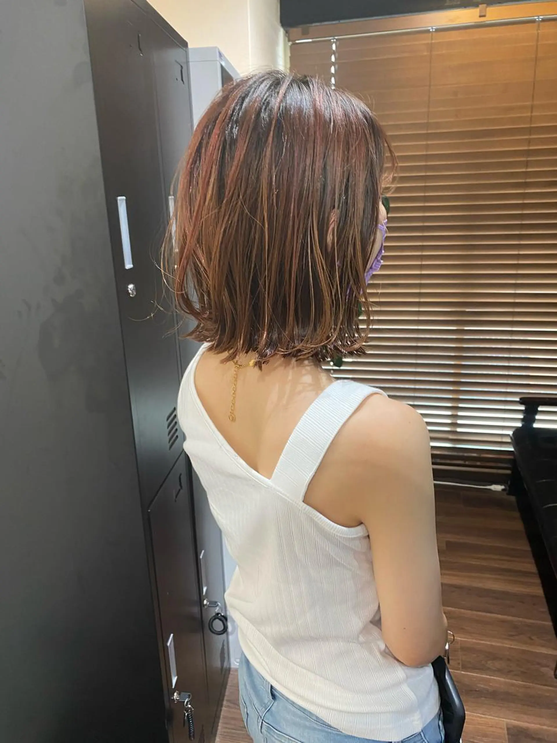 ミディアム カラー カット ヘアカラー トリートメント ヘアセット Rico OFFICIALのヘアスタイル