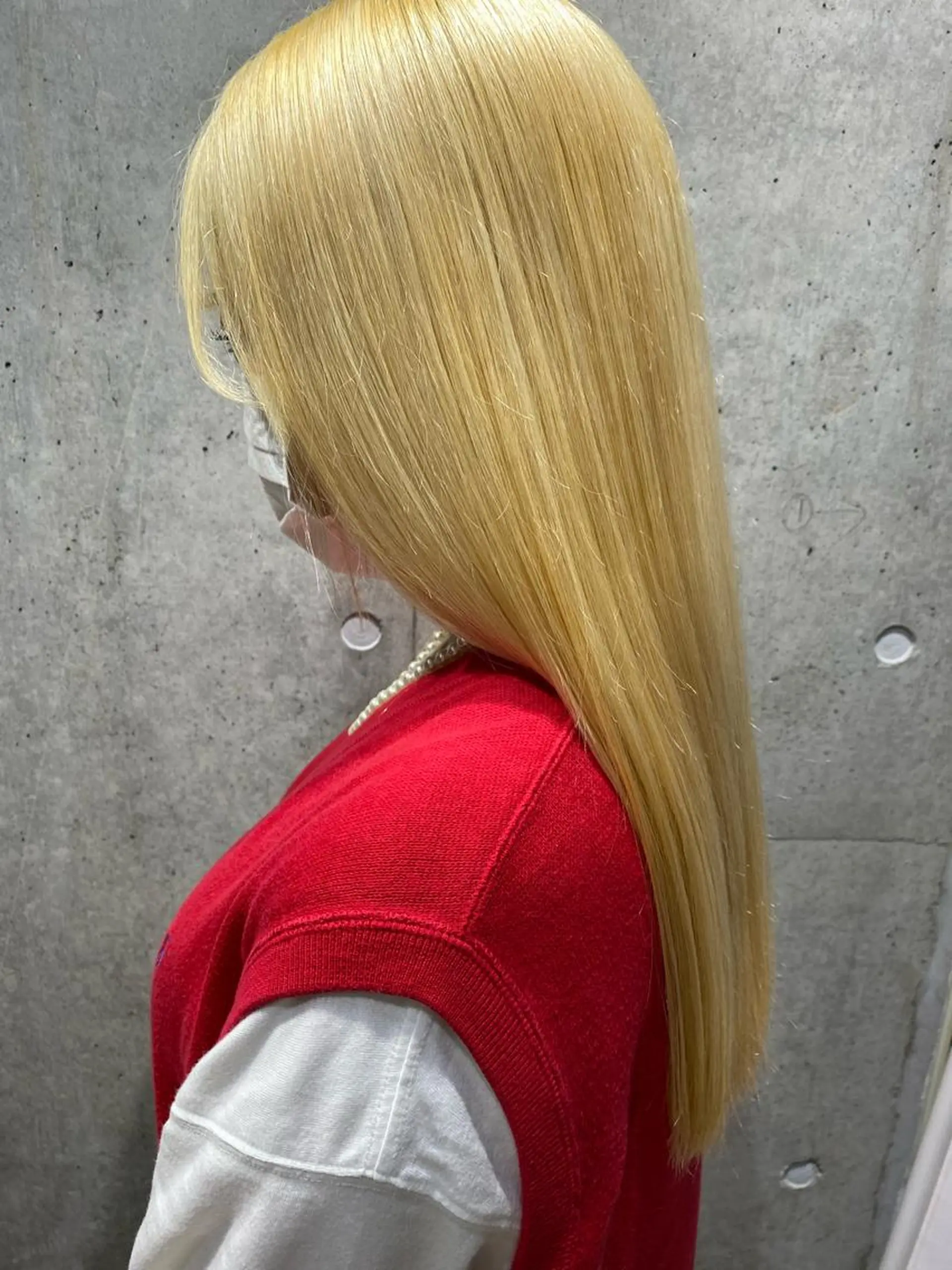 セミロング カラー 抜きっぱなしブロンド ブロンド 🤍柔らかhair 🤍Kazu 🐩のヘアスタイル