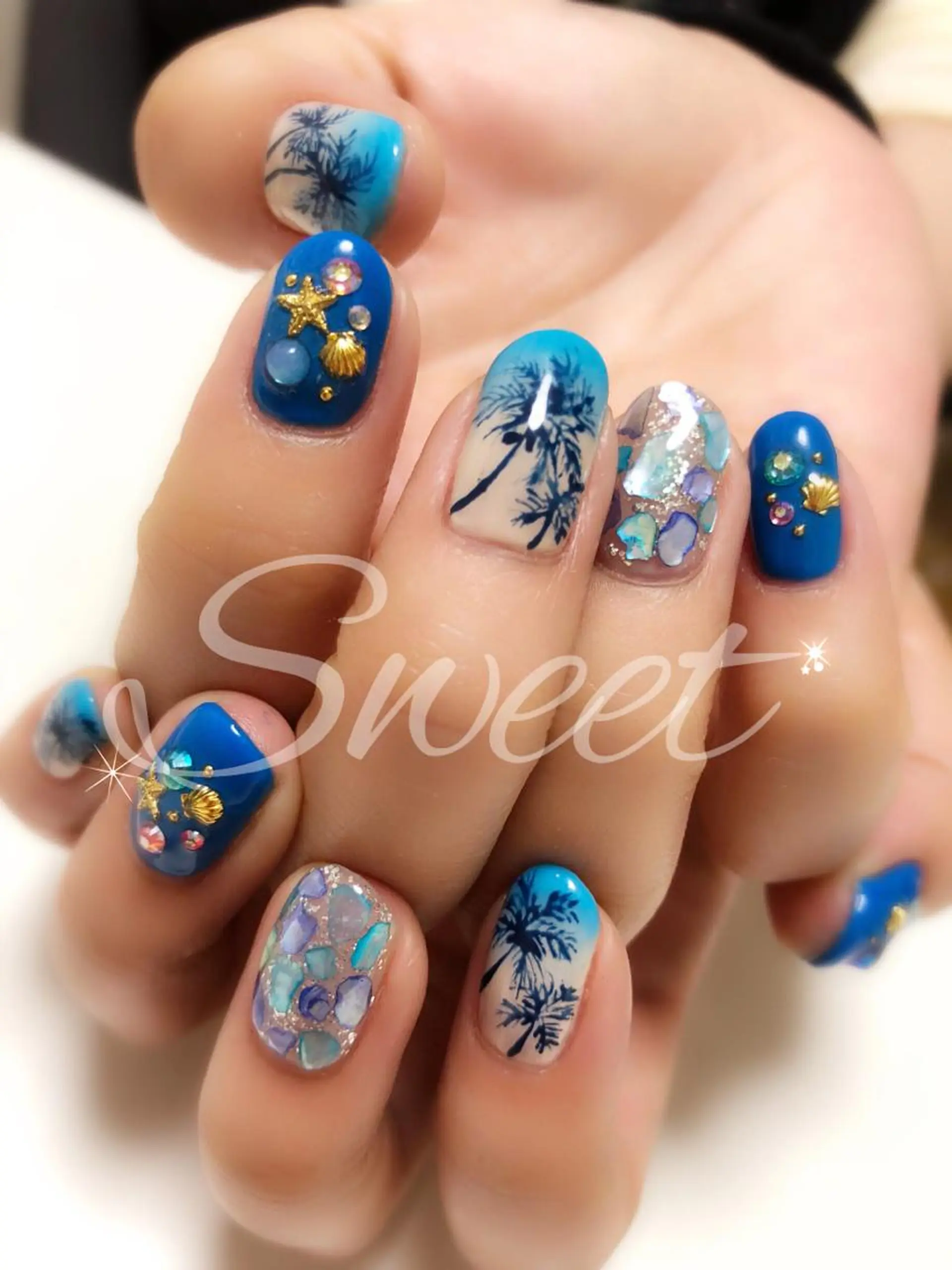 ネイル ハンドネイル sweet 仲野陽子のネイルデザイン