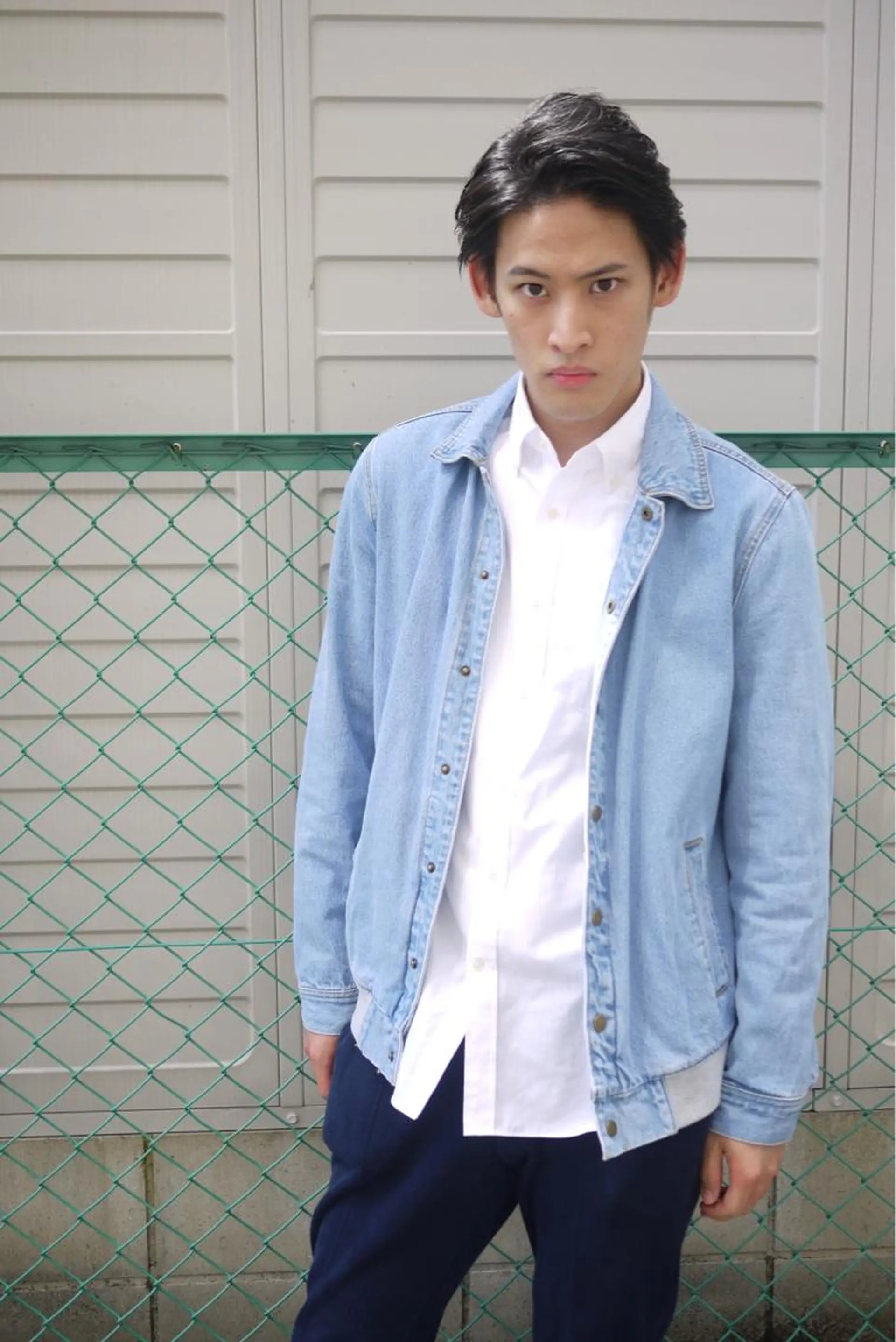 ショート メンズ 七三 【guild】眞島 縮毛矯正のヘアスタイル