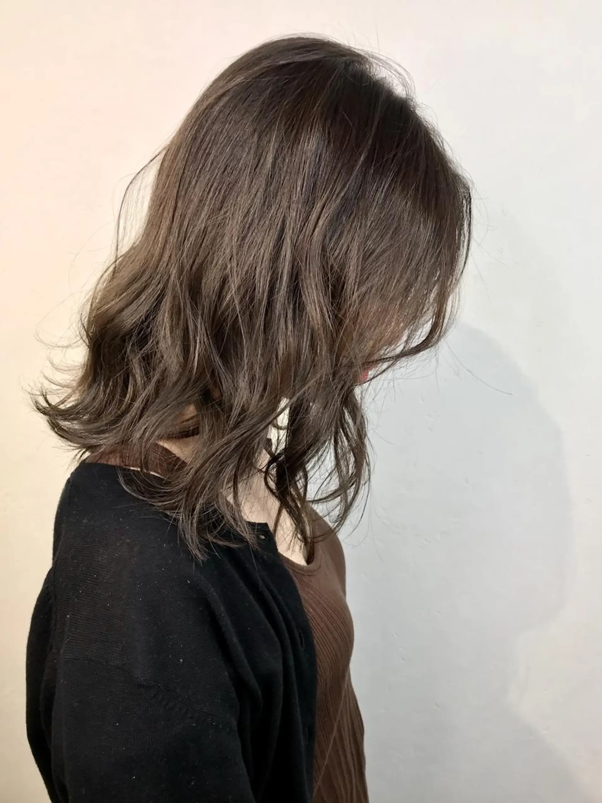 ミディアム パーマ ミディアムパーマ デジタルパーマ _WHITE 天神店のヘアスタイル