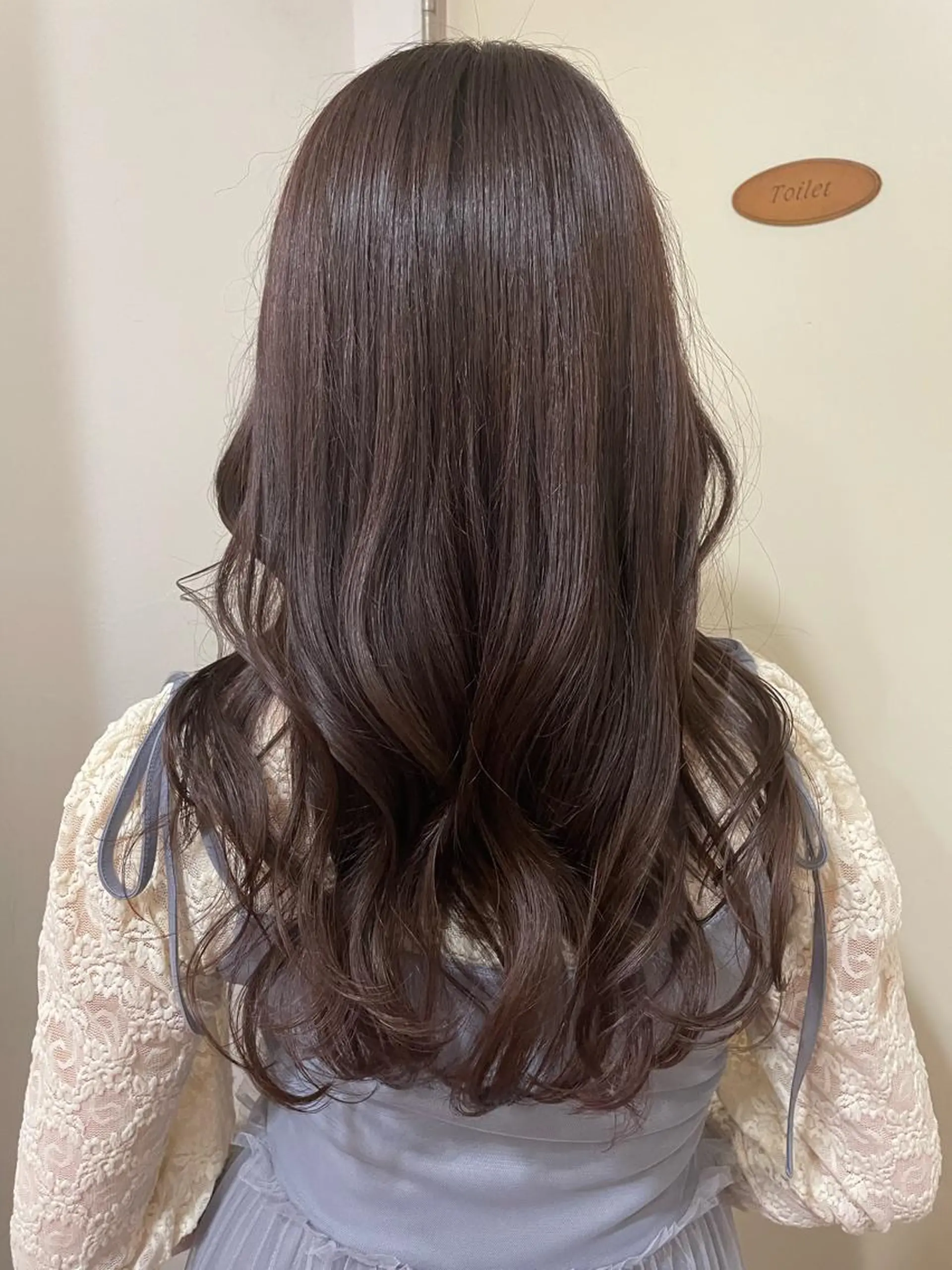 ロング カラー ピンクカラー 🦋透明感 艶カラー Rie🦋のヘアスタイル