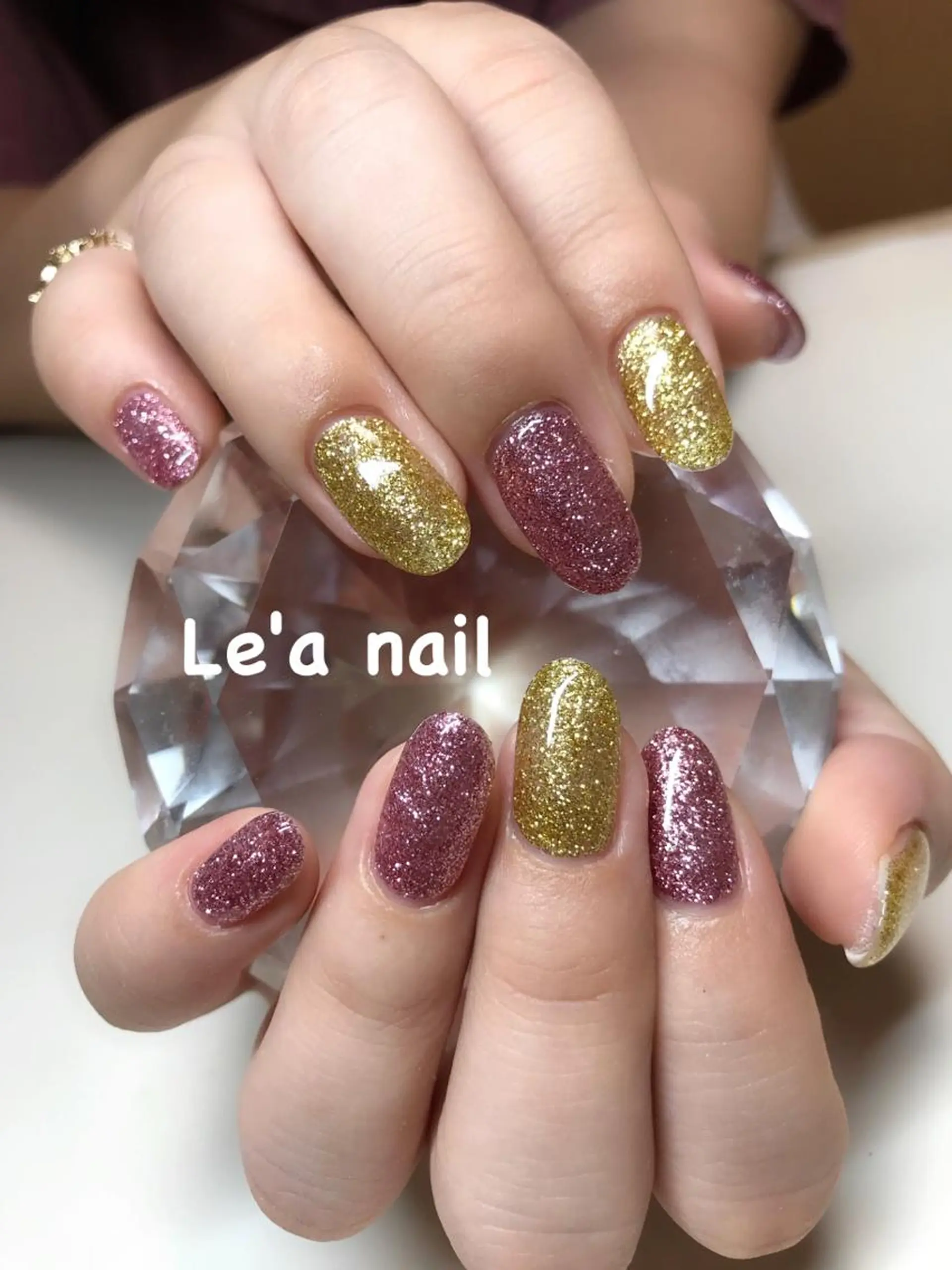 ネイル キラキラネイル 'mm所属・'mm  (ミリ) ＭＡＮＡＭＩのネイルデザイン