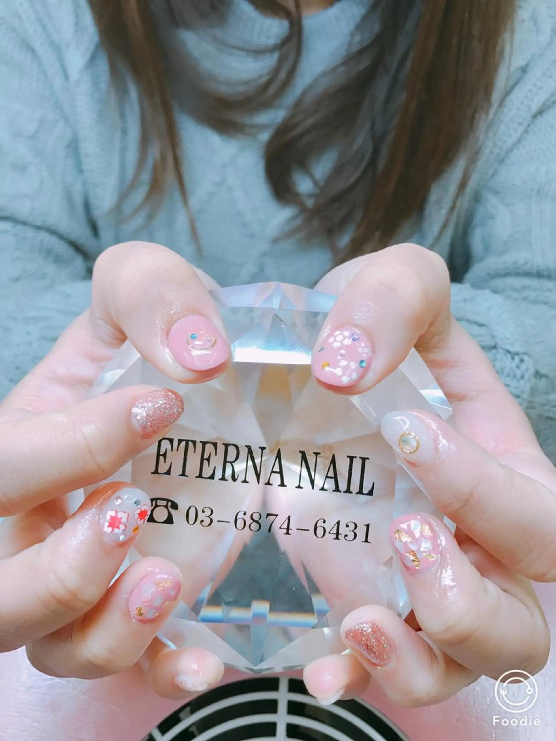 ネイル 成人式 プライベートサロン eternanailのネイルデザイン