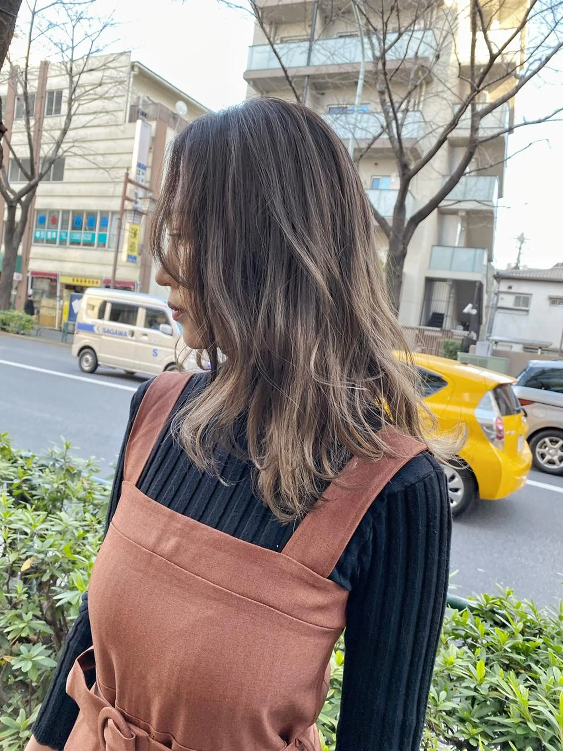 ロング レイヤーカット 佐藤 崇文のヘアスタイル