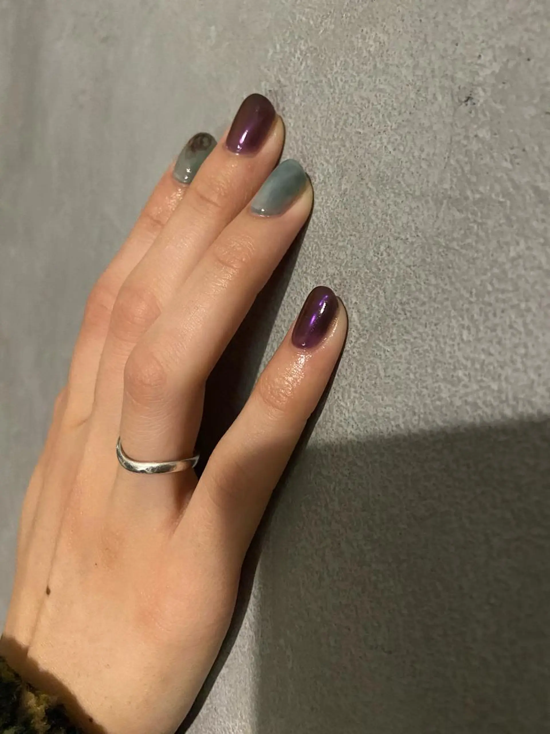 ネイル アニマル柄 アートネイル ラメ(グリッター) ピンク スクエアネイル . unffのネイルデザイン