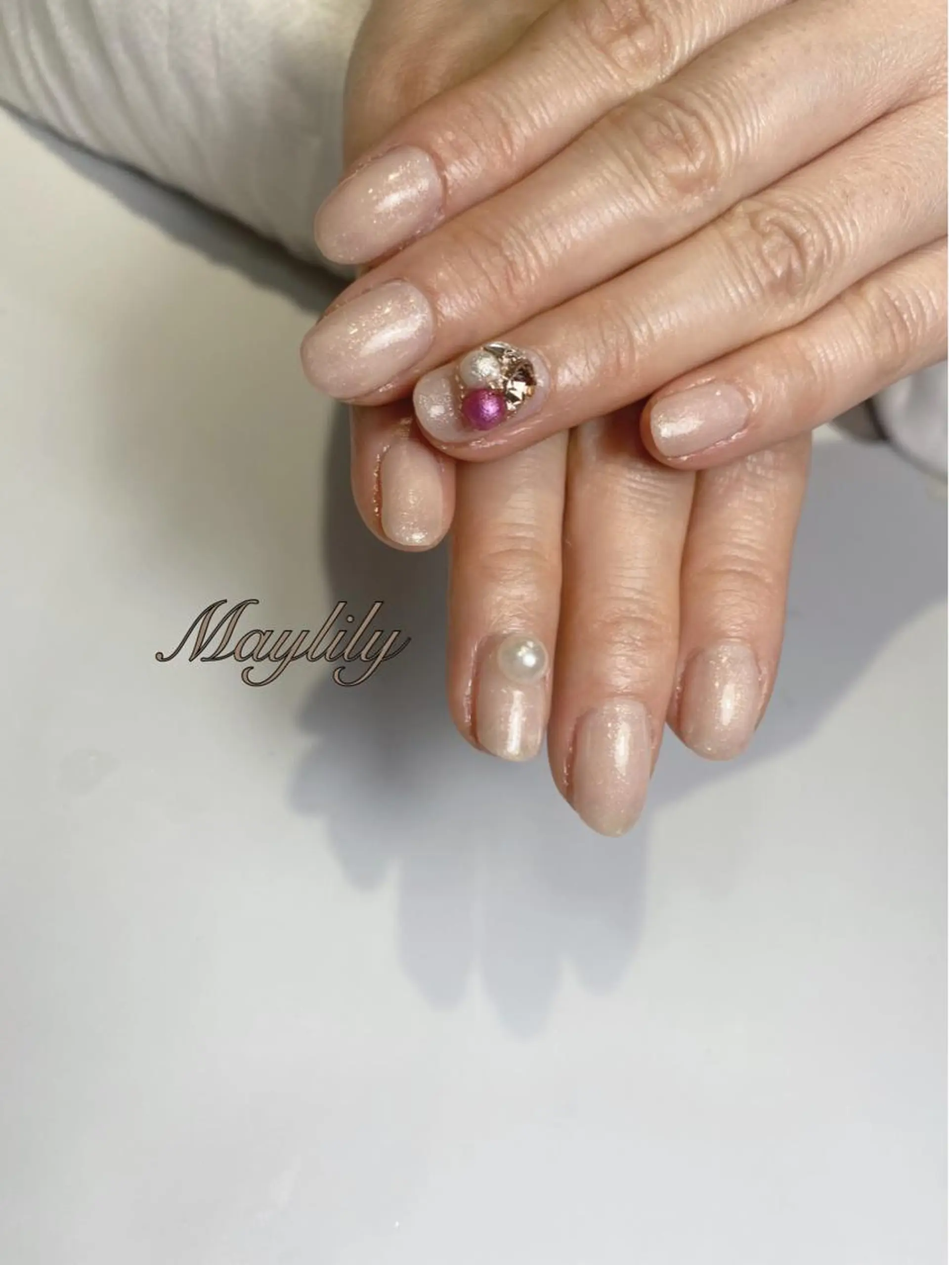 ネイル ワンカラーネイル Nail care salon Maylily所属・Nail salon Maylilyのネイルデザイン