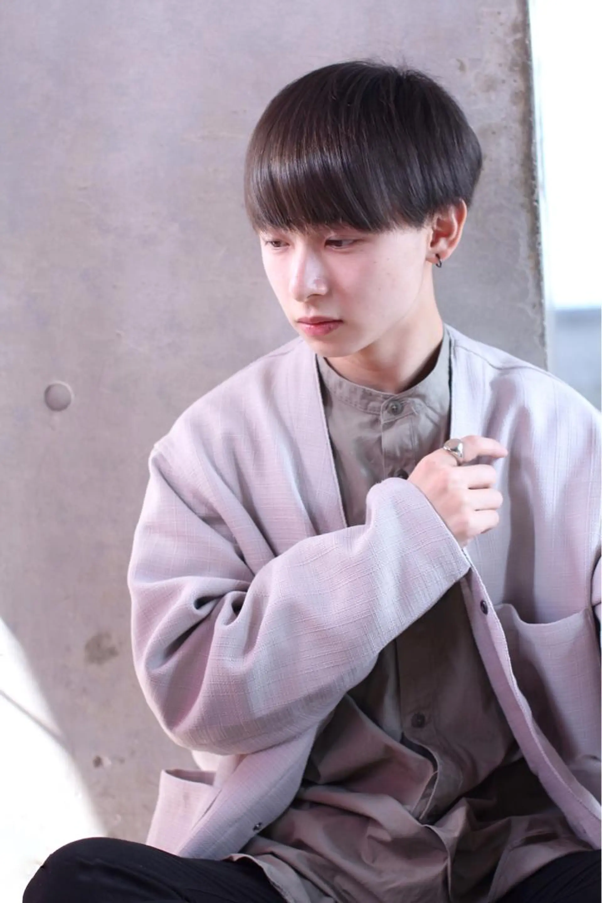 メンズ マッシュ カット 縮毛矯正 トリートメント ヘアセット 【メンズ特化】 ムネカタ アキトのヘアスタイル