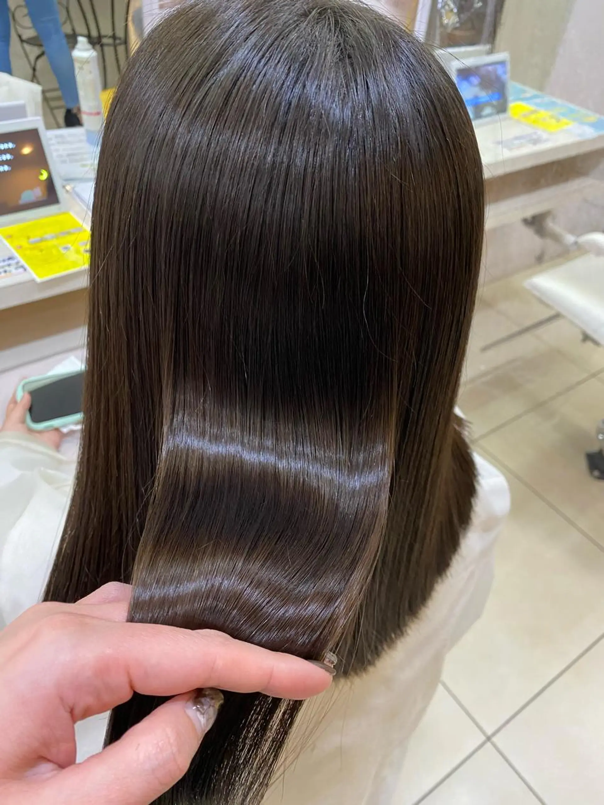 ロング カット 縮毛矯正 💎髪質改善特化/ 町田莉彩💎のヘアスタイル