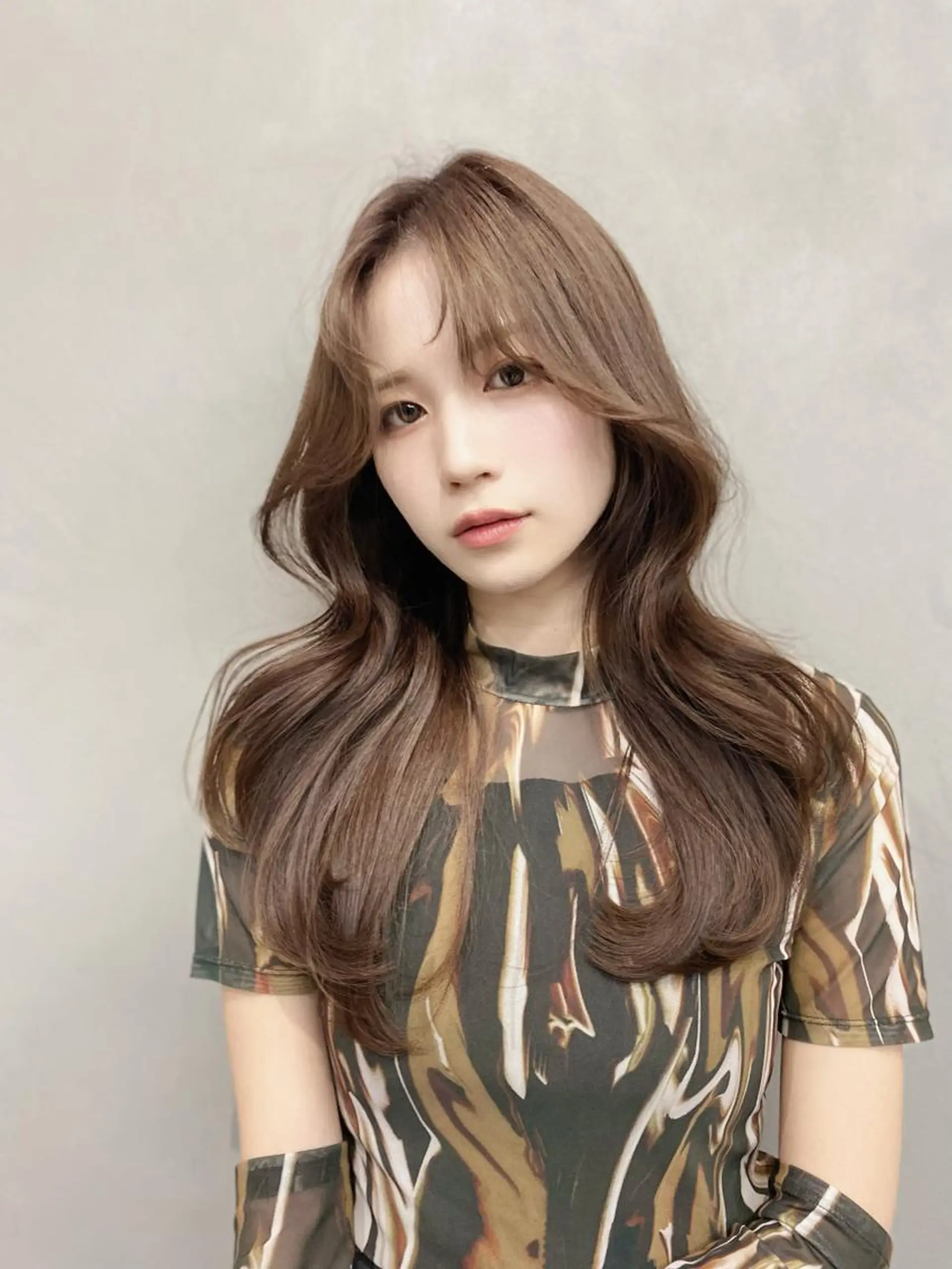 ロング 23°NADAUN所属・岐阜1番韓国ヘア/ 星羅/23°のヘアスタイル