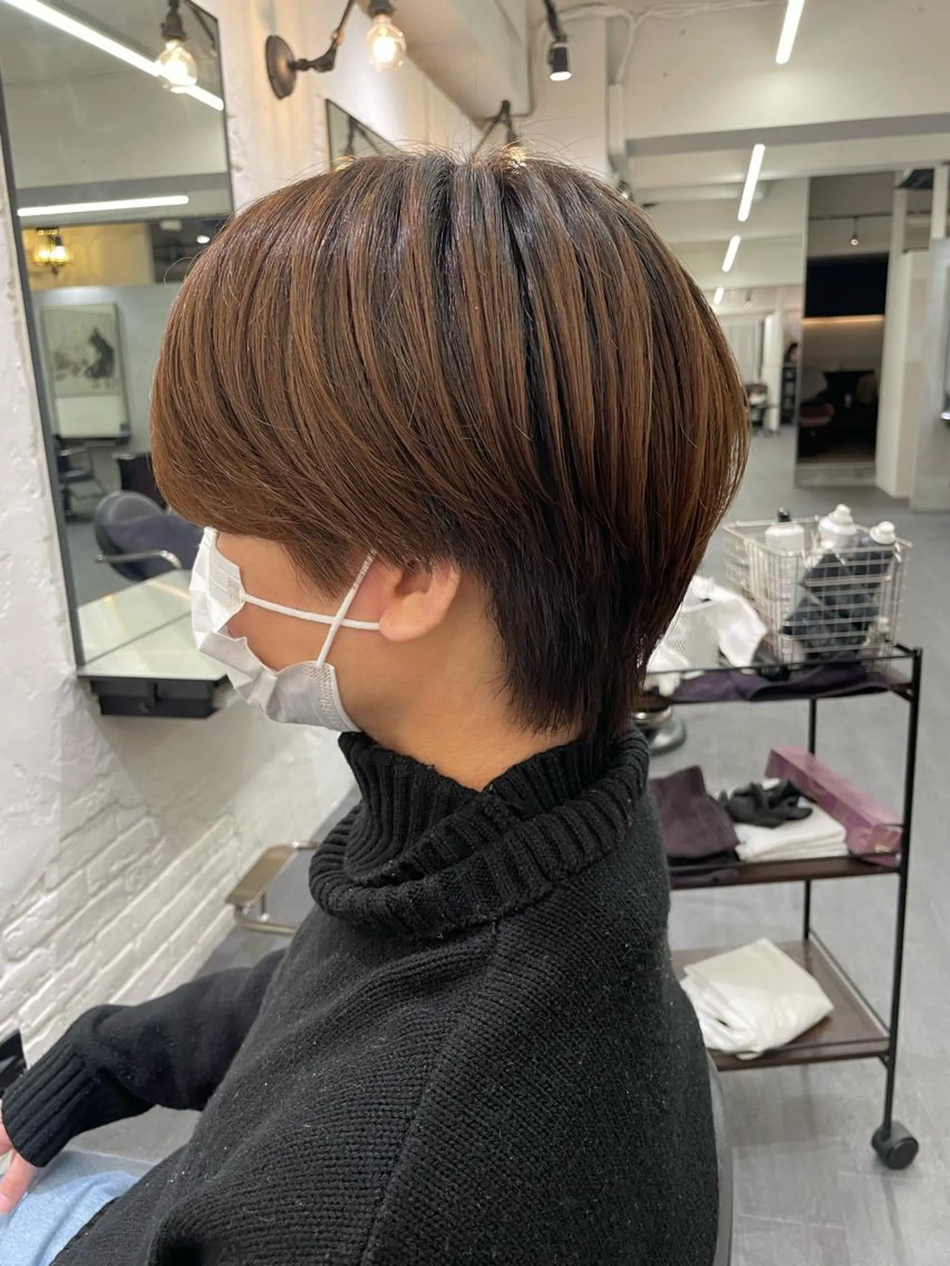 メンズ 鎌田 春菜のヘアスタイル