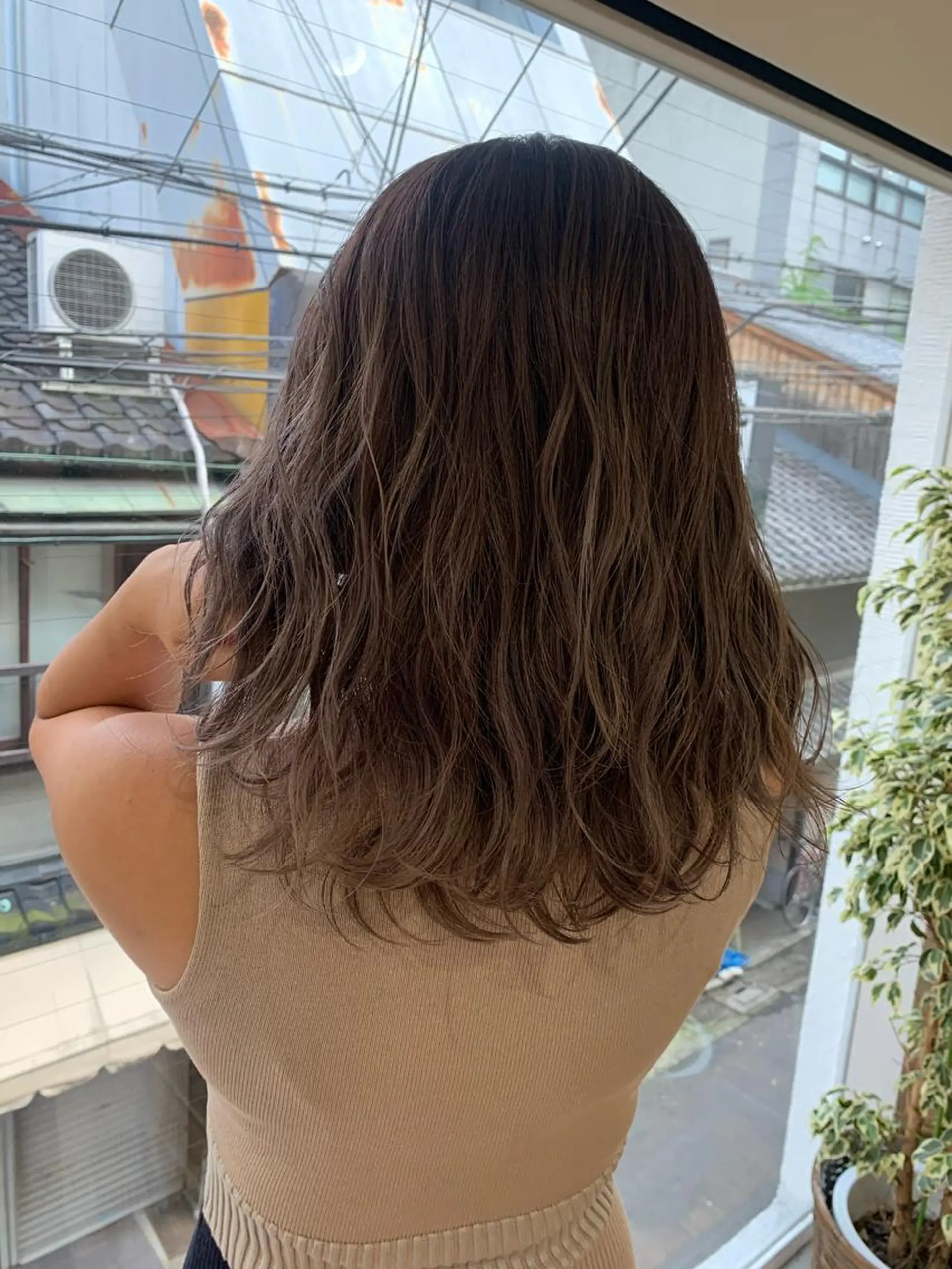 セミロング カラー Reb_keiji 👑小倉圭司のヘアスタイル