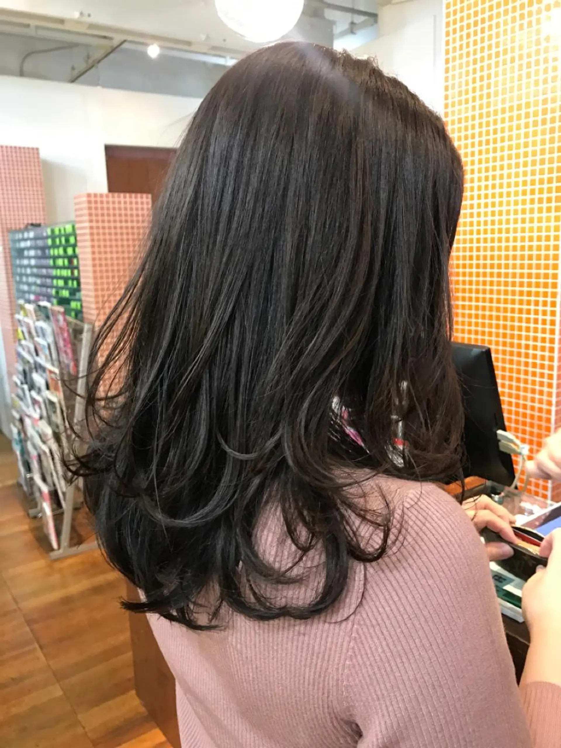 ロング カラー パーマ ニュアンスヘア☆樋口 希世☆のヘアスタイル