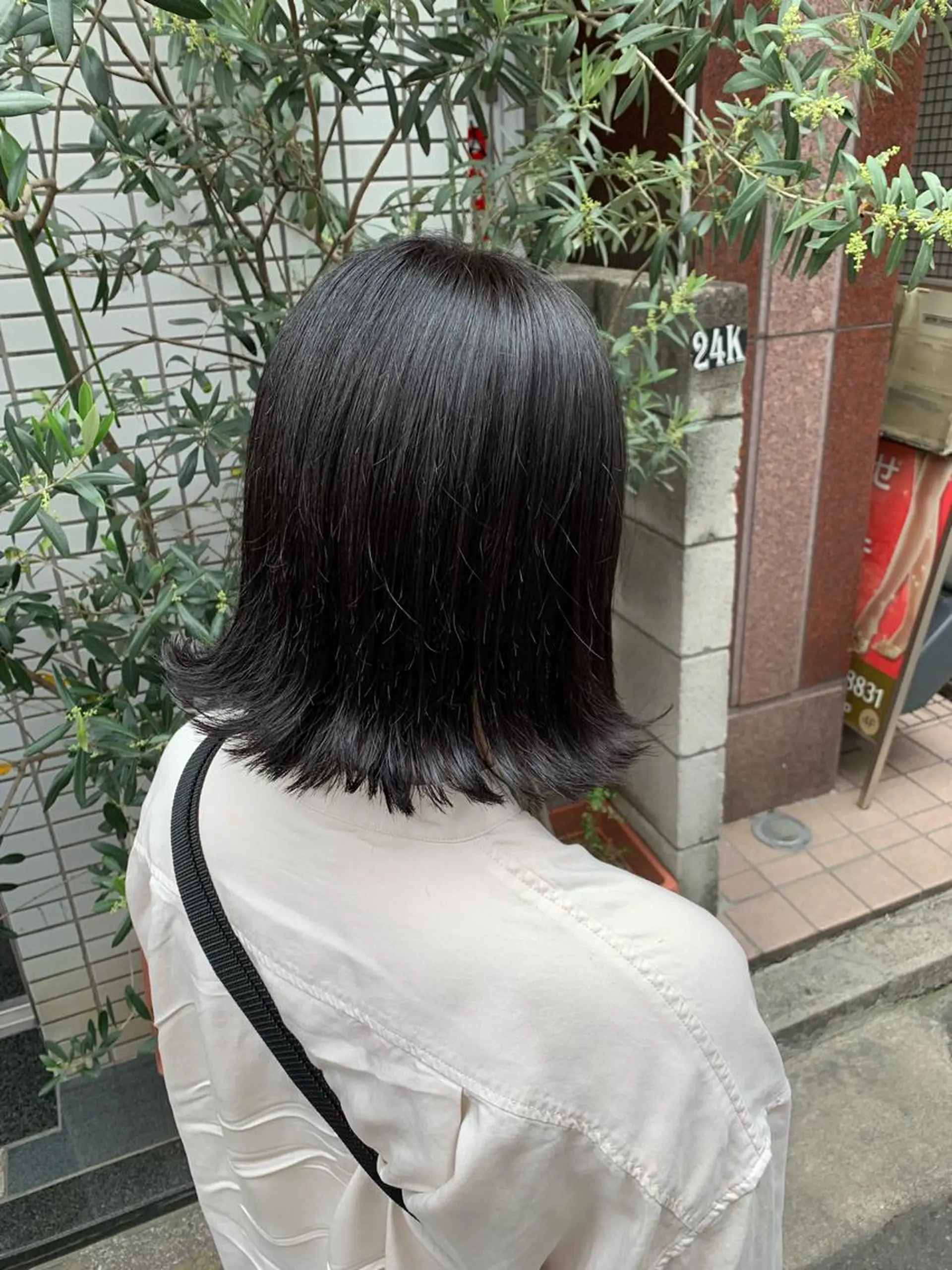 ミディアム カラー ヘアアレンジ 🫧透明感カラー/ ボブ/小笠原汐海🪽のヘアスタイル