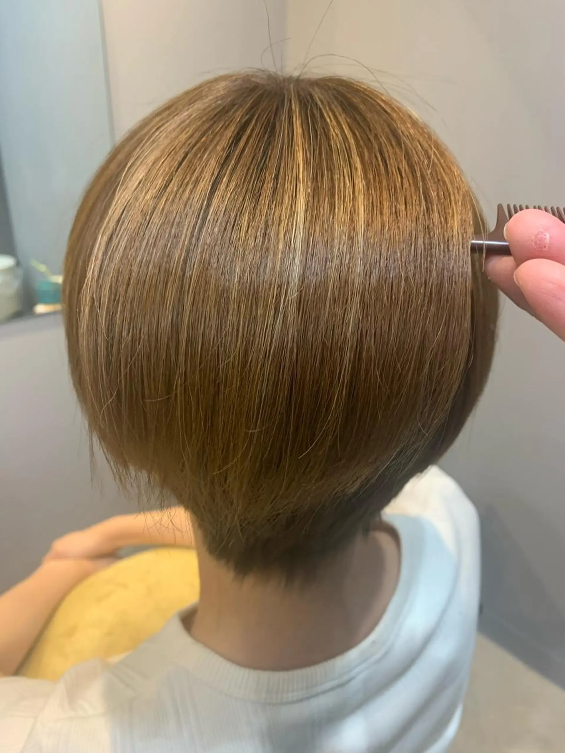 ショート ハイライト ヘアカラー トリートメント HAIR  SALONgenie (ヘアーサロンジーニー)所属・嶋崎 啓人のヘアスタイル