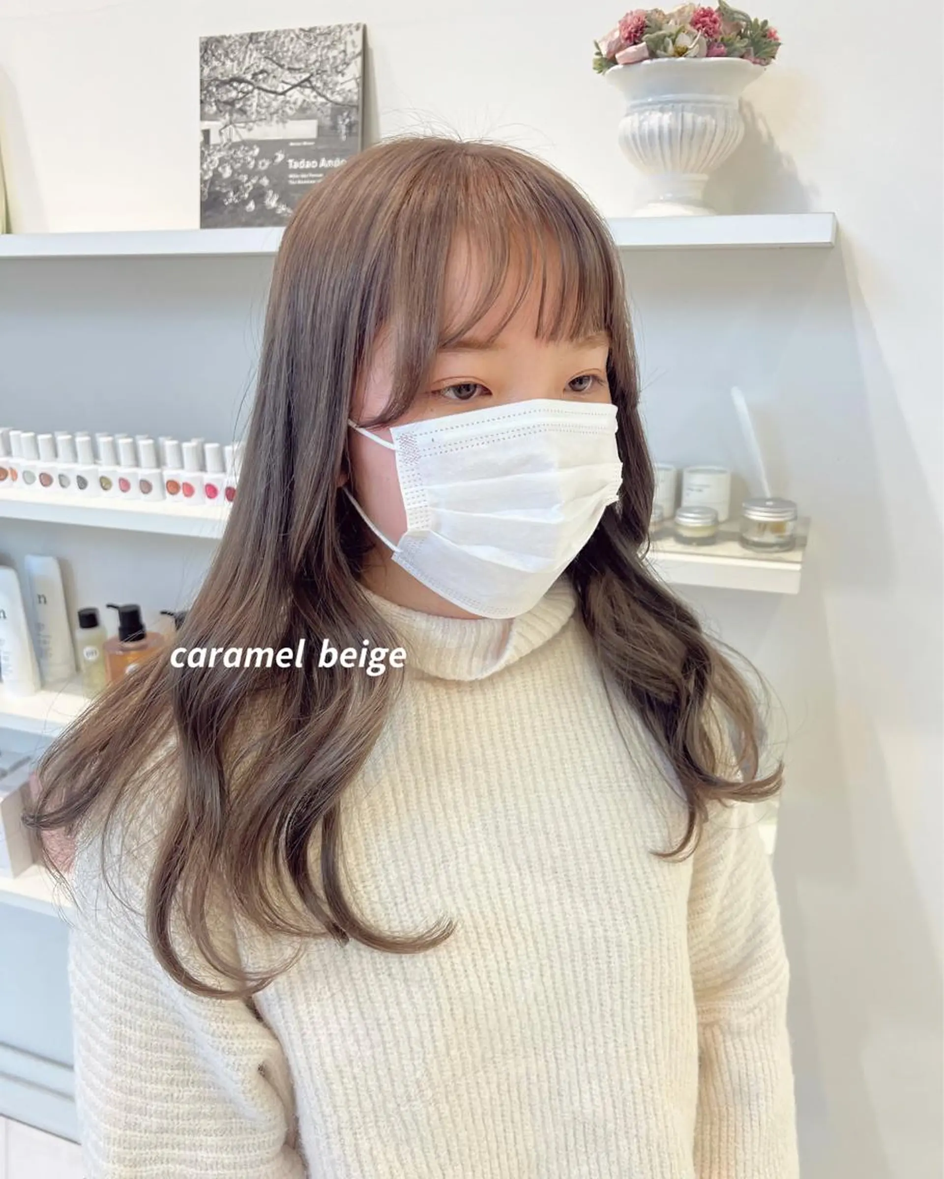 ロング カラー Parve  Mix /板野妃莉のヘアスタイル