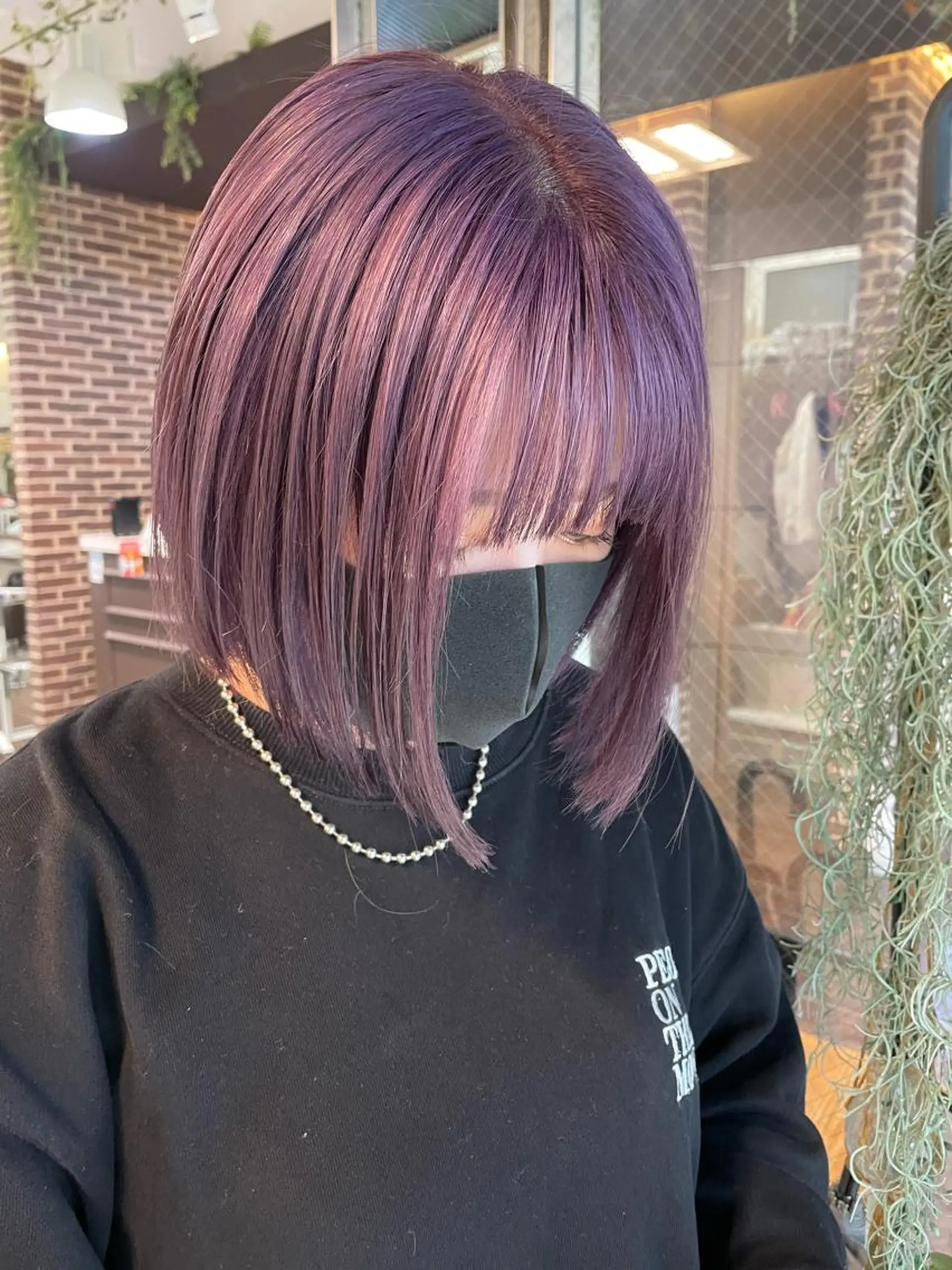 ミディアム カラー ベージュカラー ブリーチ ケアブリーチ ダブルカラー イヤリングカラー ヘアカラー トリートメント 韓国ヘア🦋 MIYUのヘアスタイル