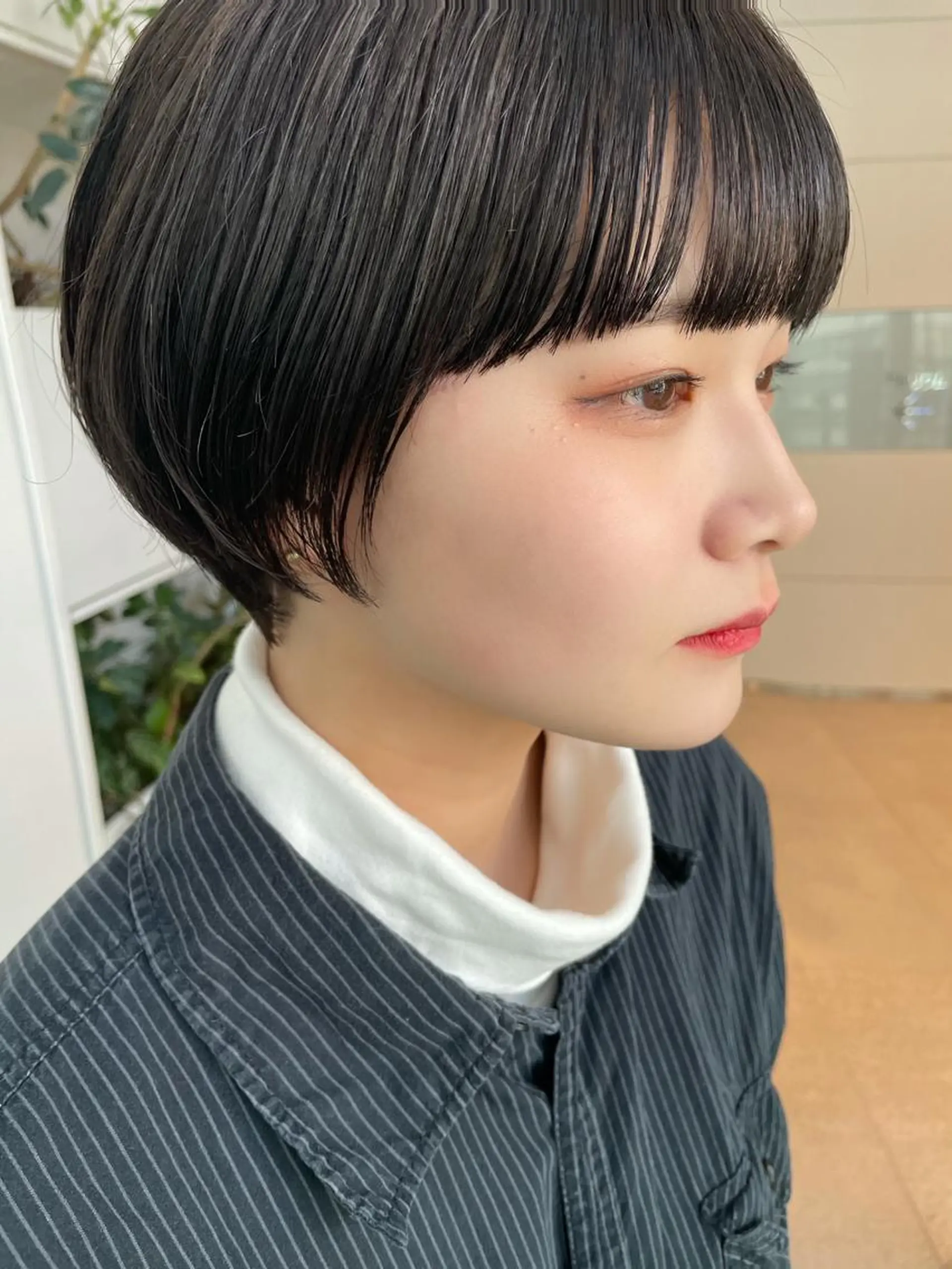 ショート カット ヘアカラー トリートメント 東北No.1完全個室 💐梶谷社長のヘアスタイル