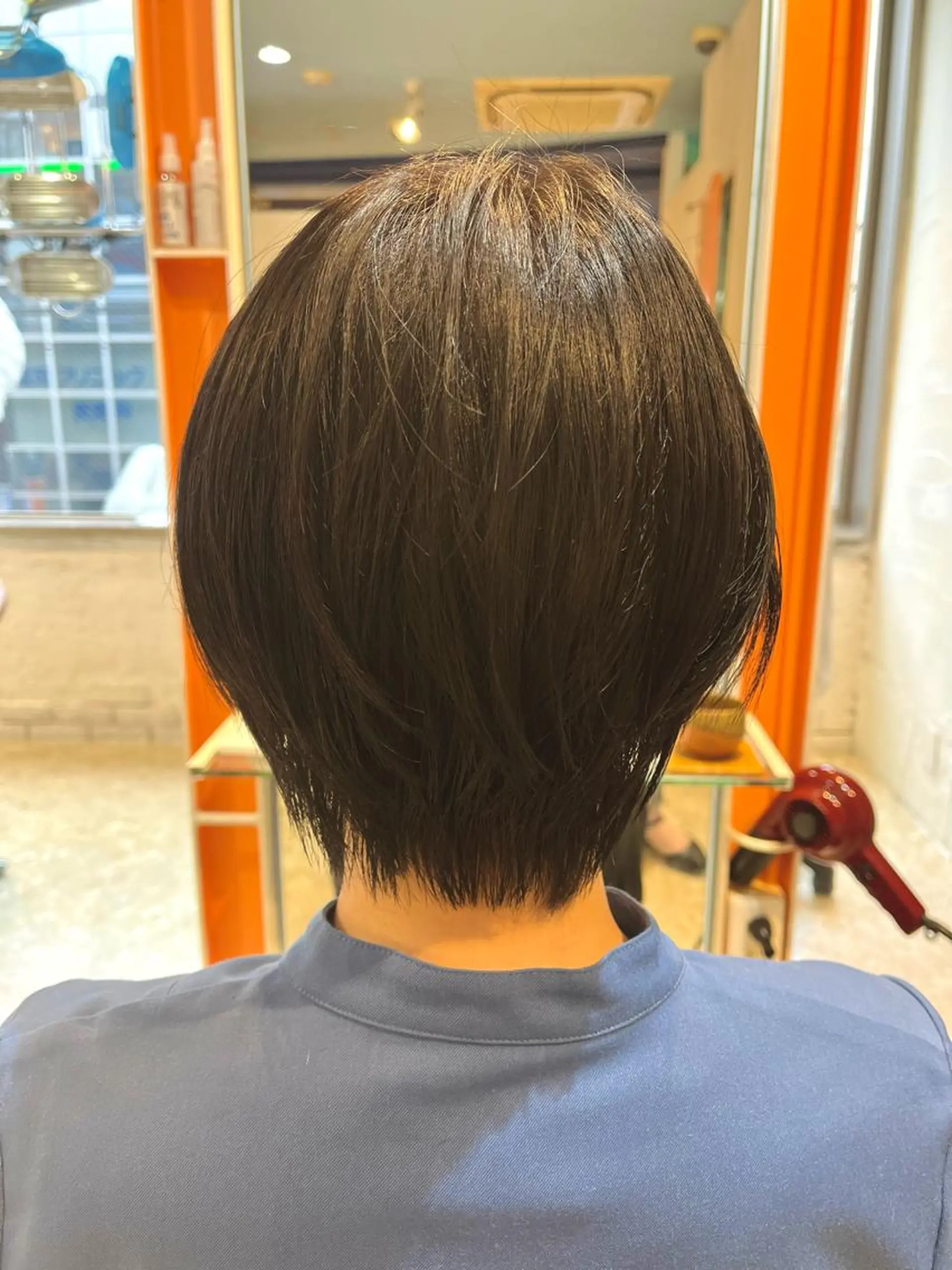 ショート カラー カット ヘアカラー トリートメント うしだ かおるのヘアスタイル