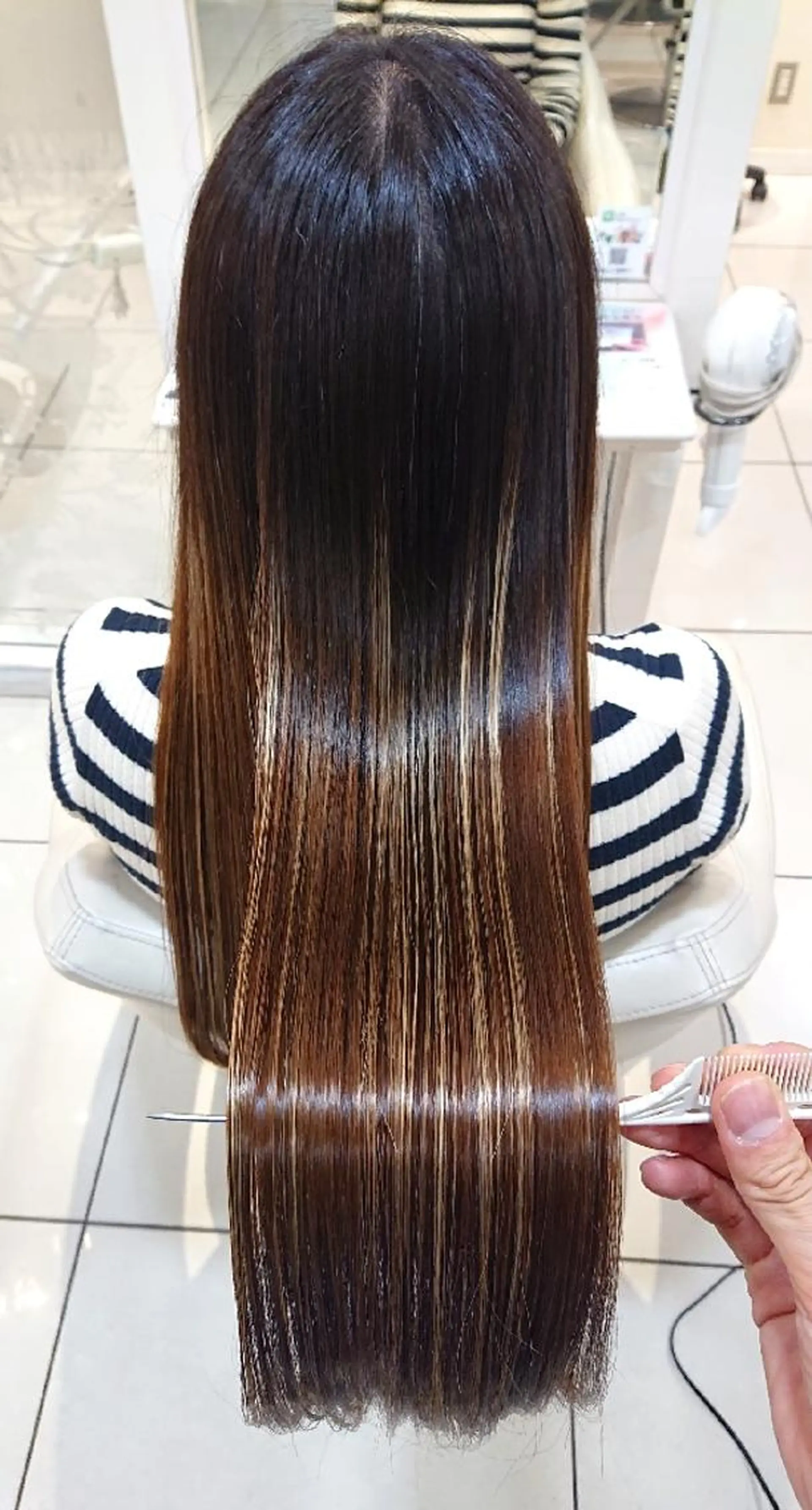 ロング 髪質改善 トリートメント 高橋 佑のヘアスタイル