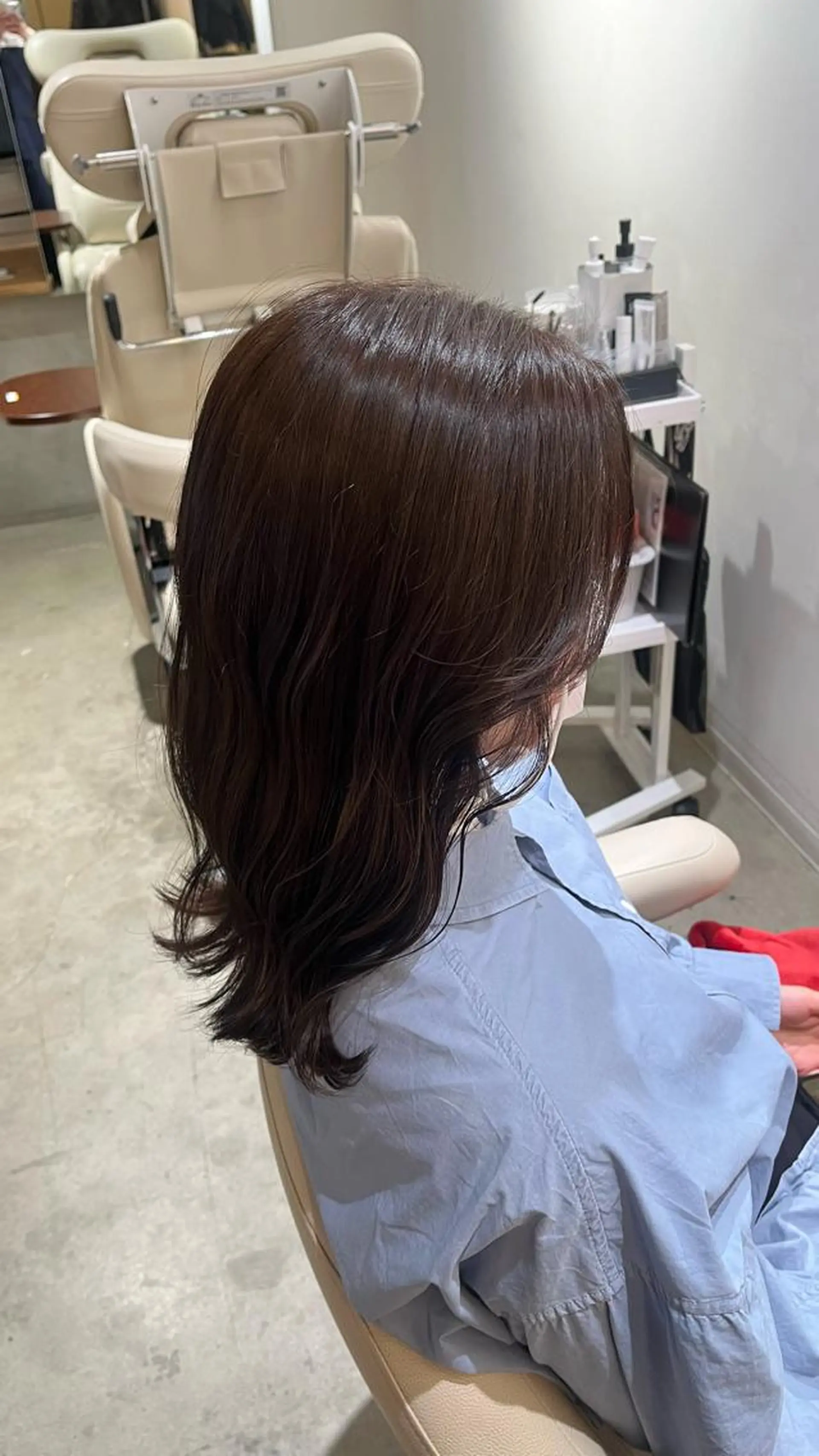 セミロング ヘアカラー トリートメント Naotsuka Yui  🌺のヘアスタイル