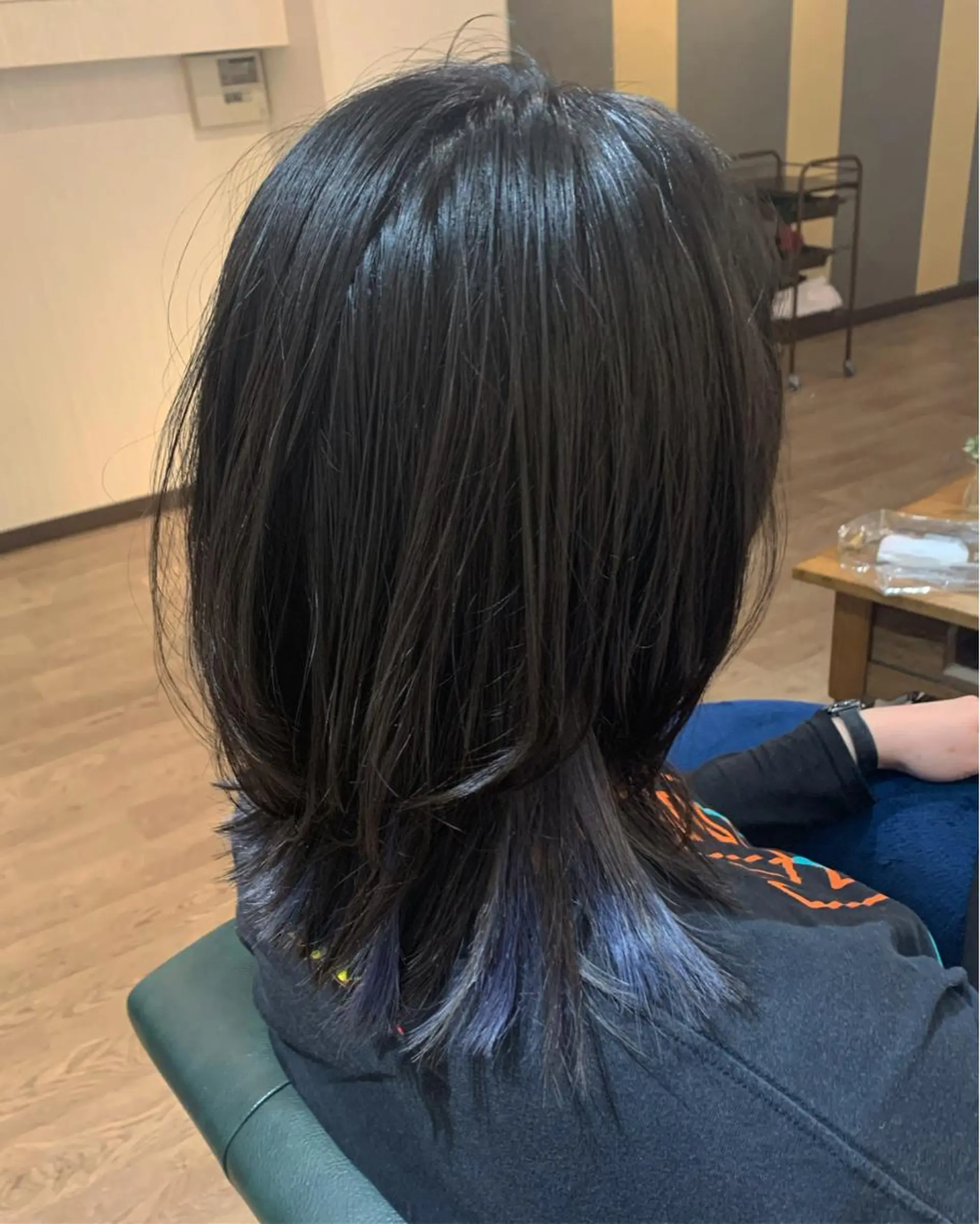 セミロング カット ヘアカラー トリートメント 碓井 美雪のヘアスタイル