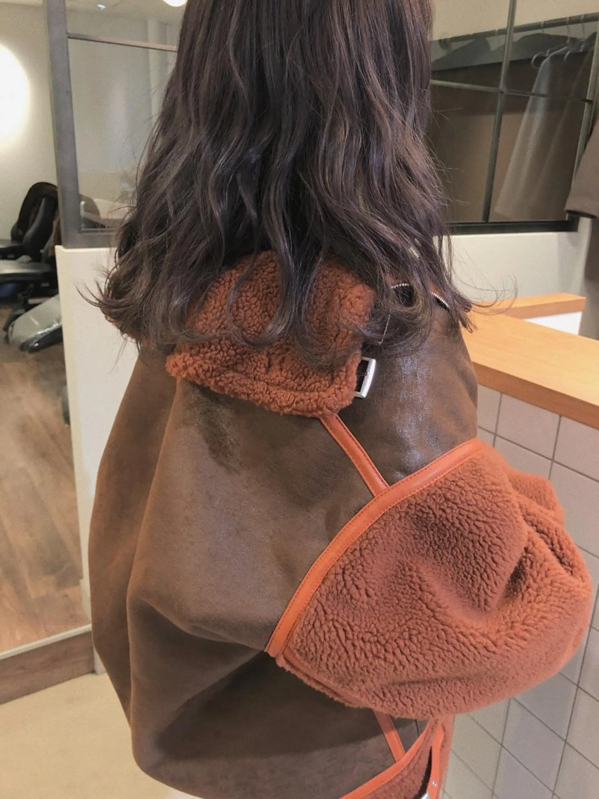 カラー 透明感カラー グレージュ イルミナカラー パープルグレージュ 長井 徹行のヘアスタイル