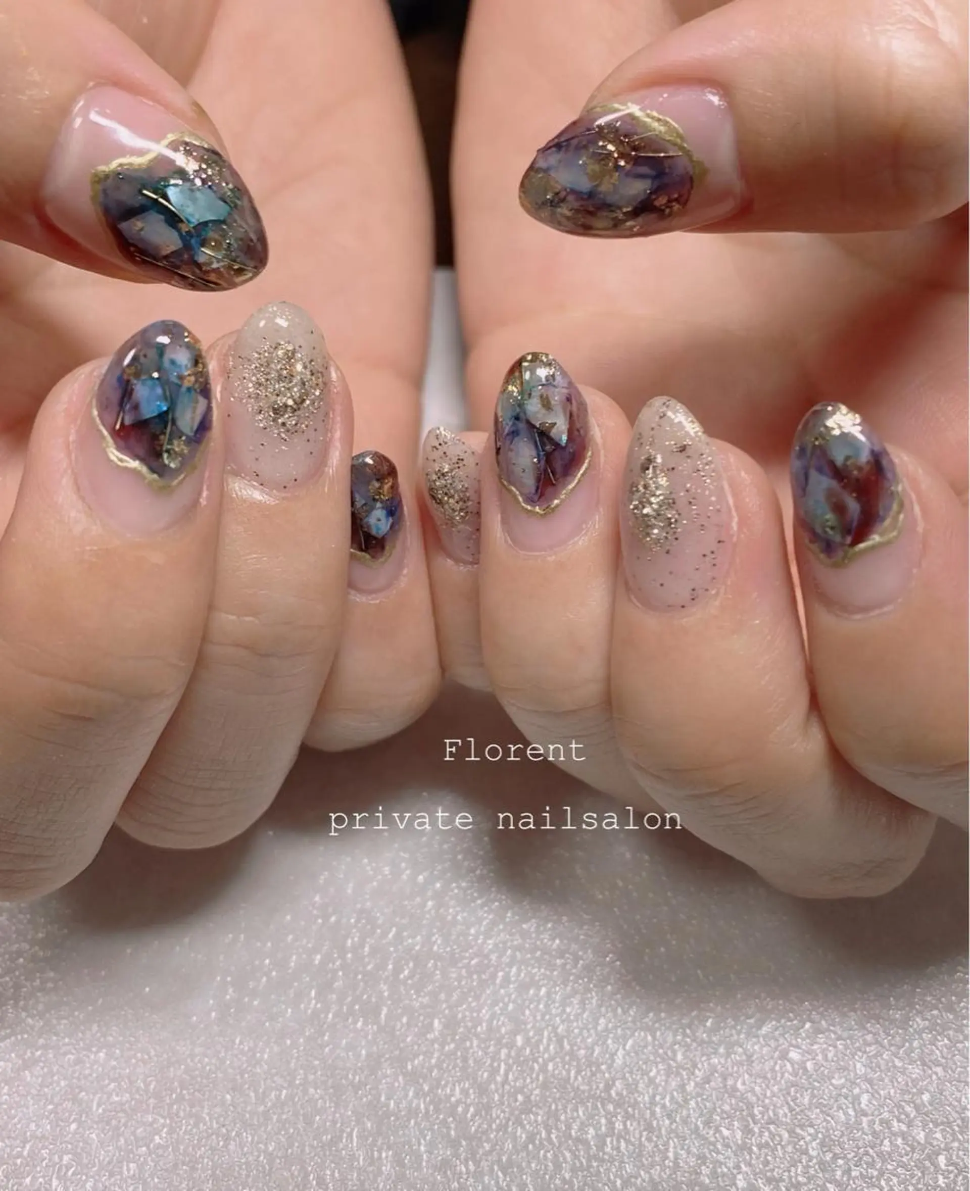 ネイル ハンドネイル florent nailのネイルデザイン