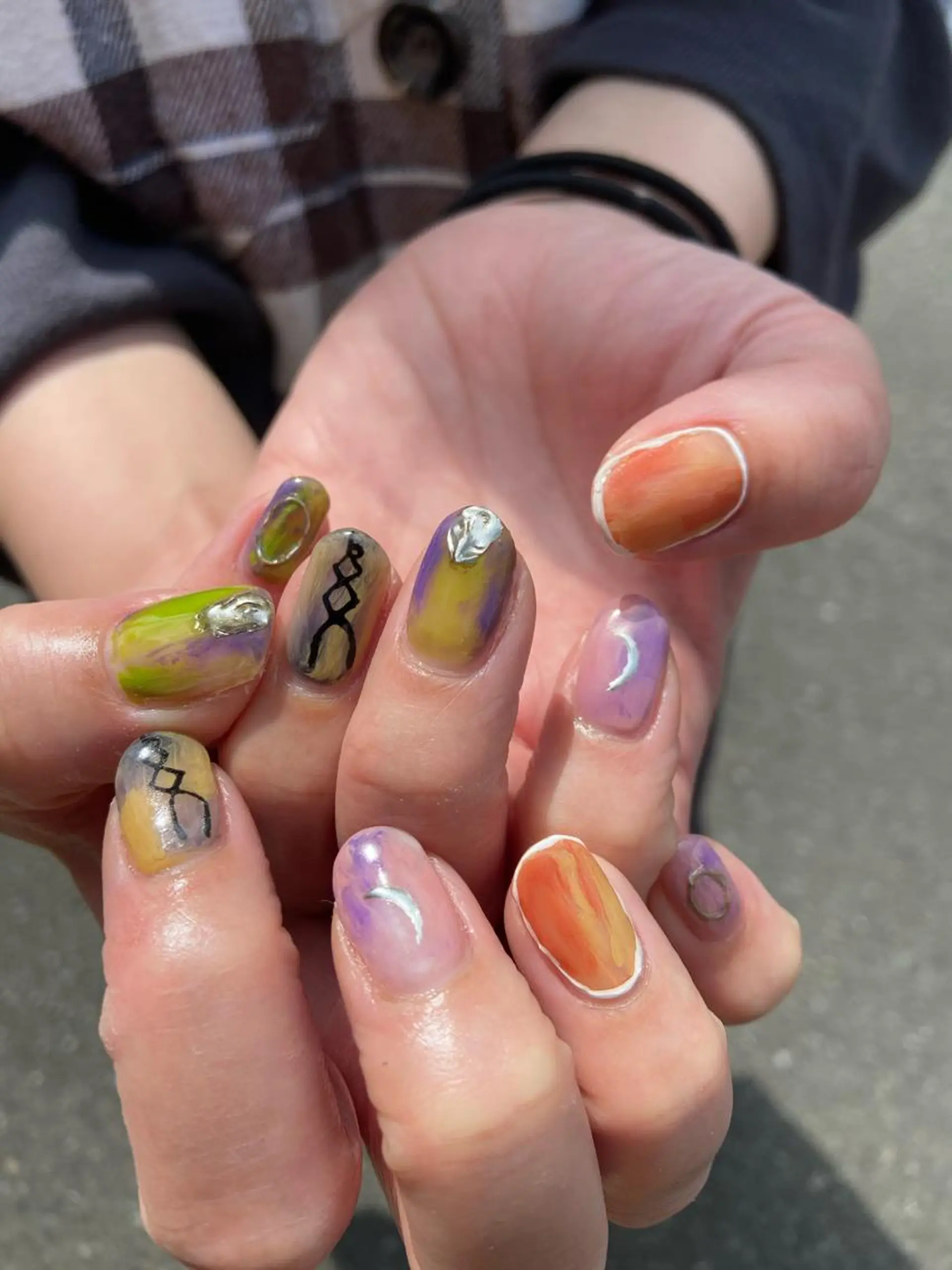 ネイル アートネイル ニュアンスネイル 春ネイル . unffのネイルデザイン