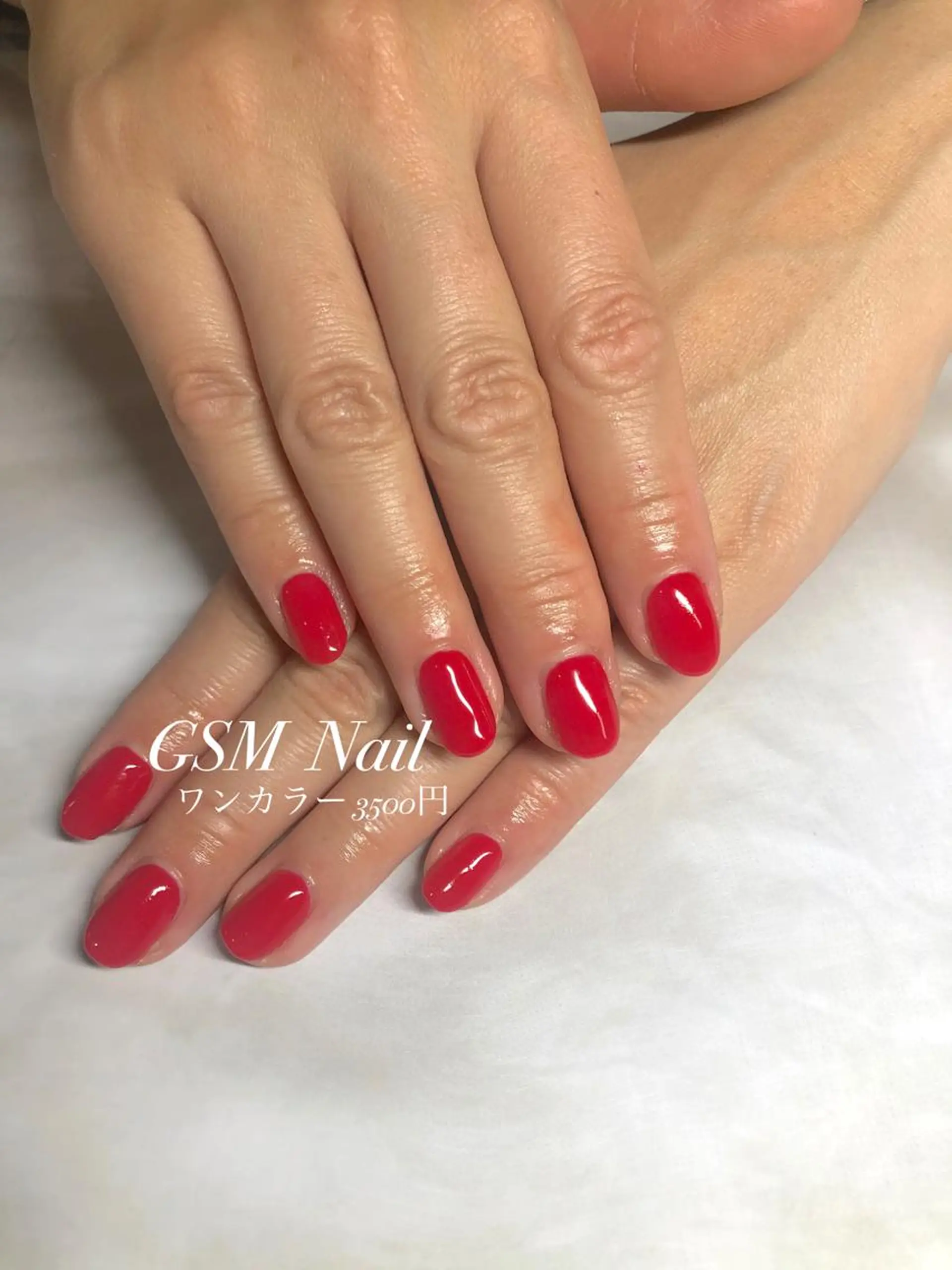 ネイル ワンカラーネイル ハンドネイル nail salon GSMのネイルデザイン