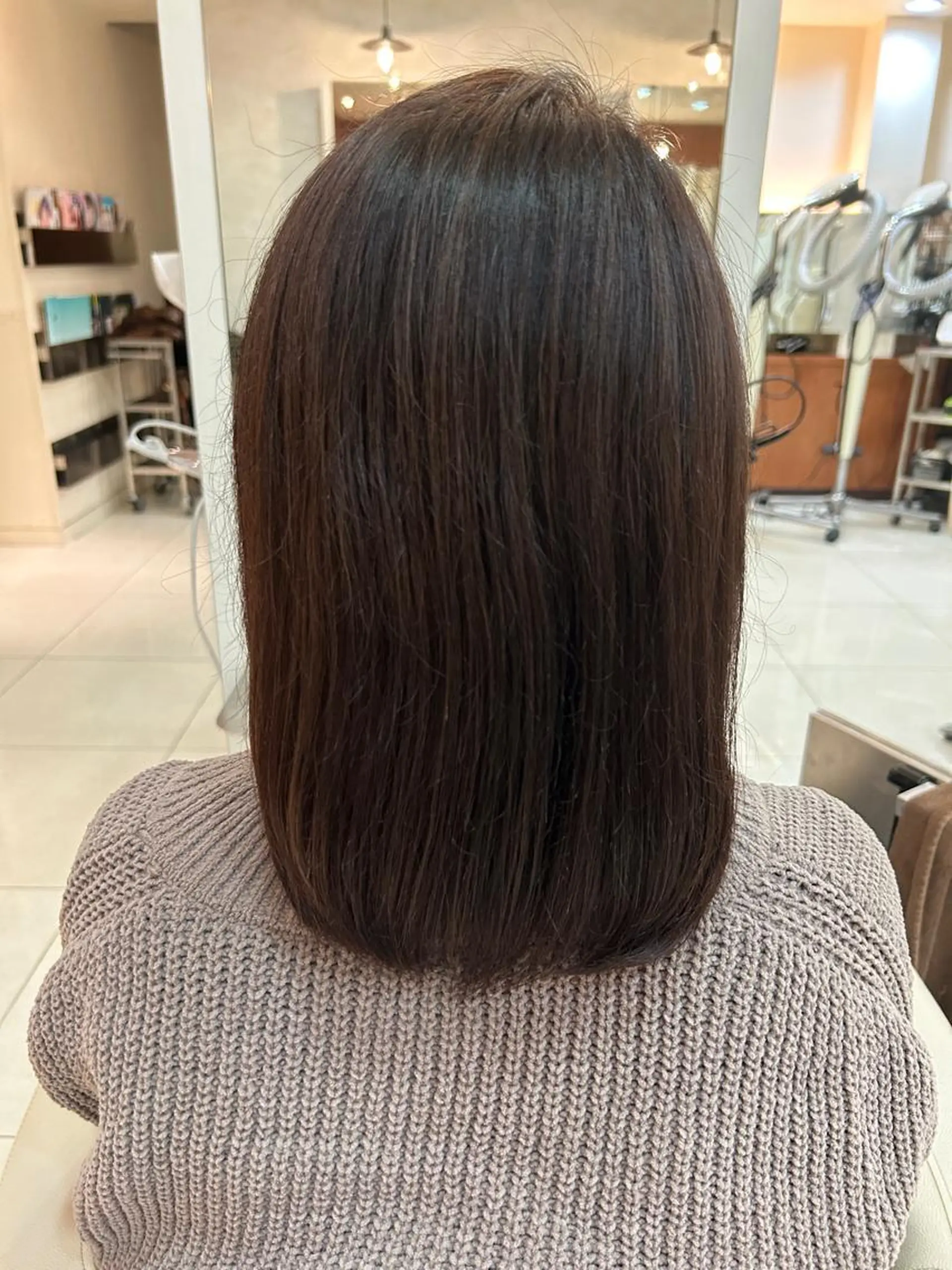 セミロング カラー ピンクカラー レイフィールド滝ノ水店所属・RayField かおるのヘアスタイル