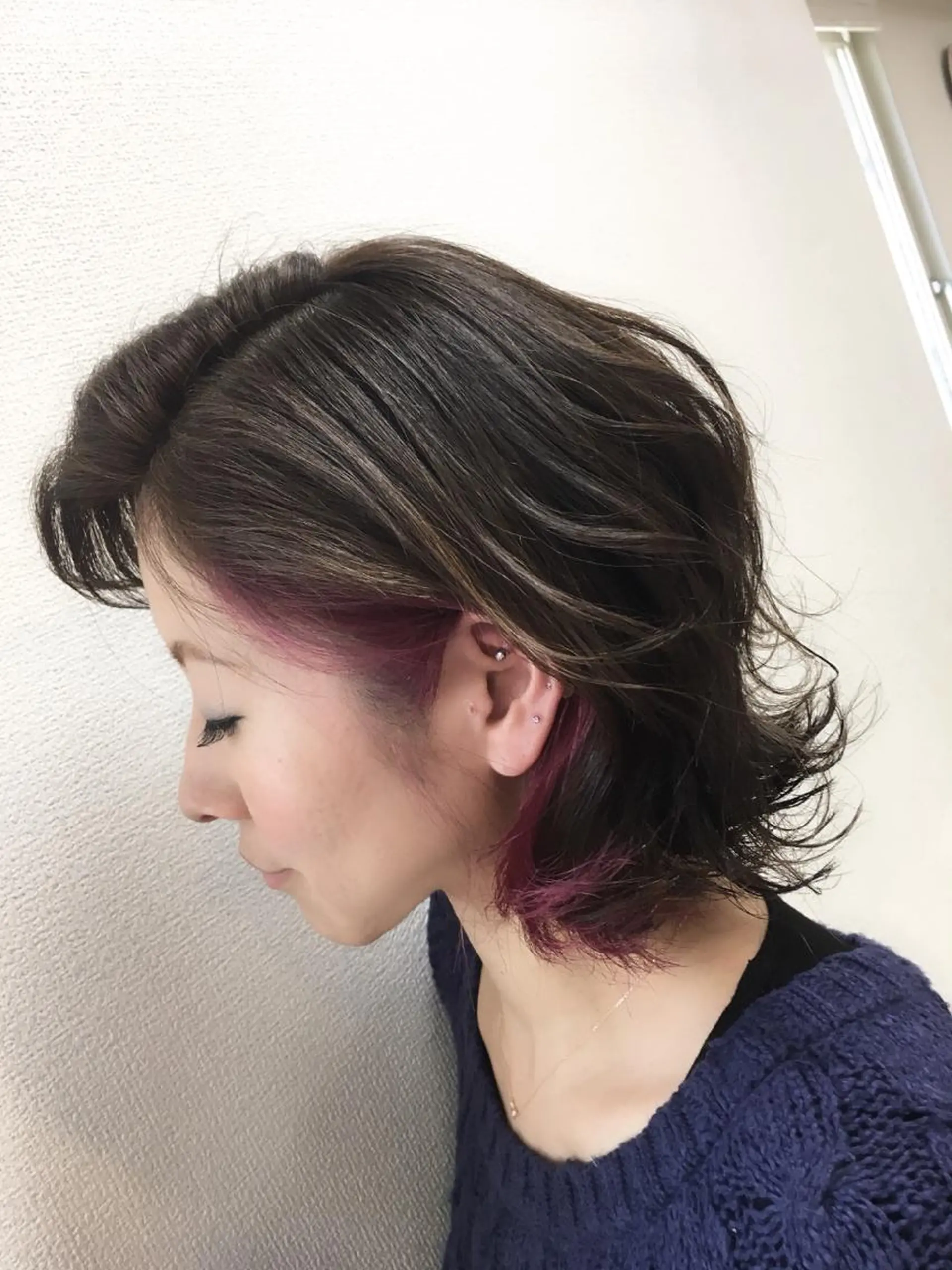 ショート カラー PALETTE(パレット)所属・SHIORI💜口コ ミNo.1艶カラーのヘアスタイル