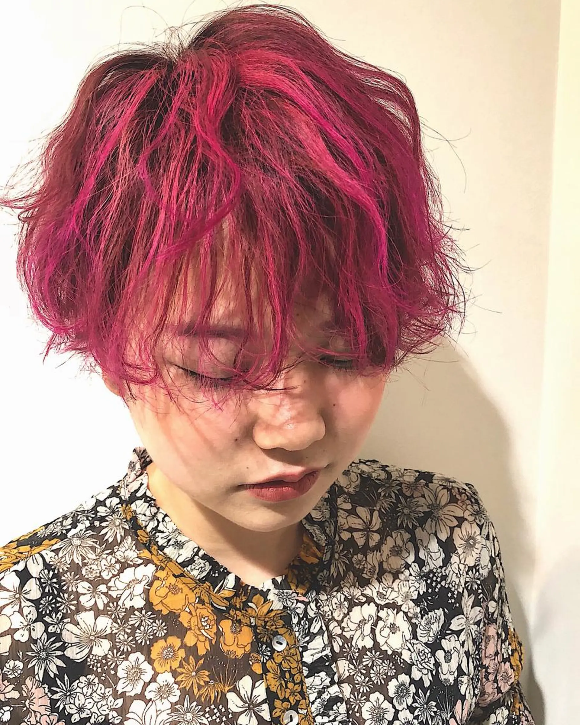 ショート カラー 永野 早紀のヘアスタイル