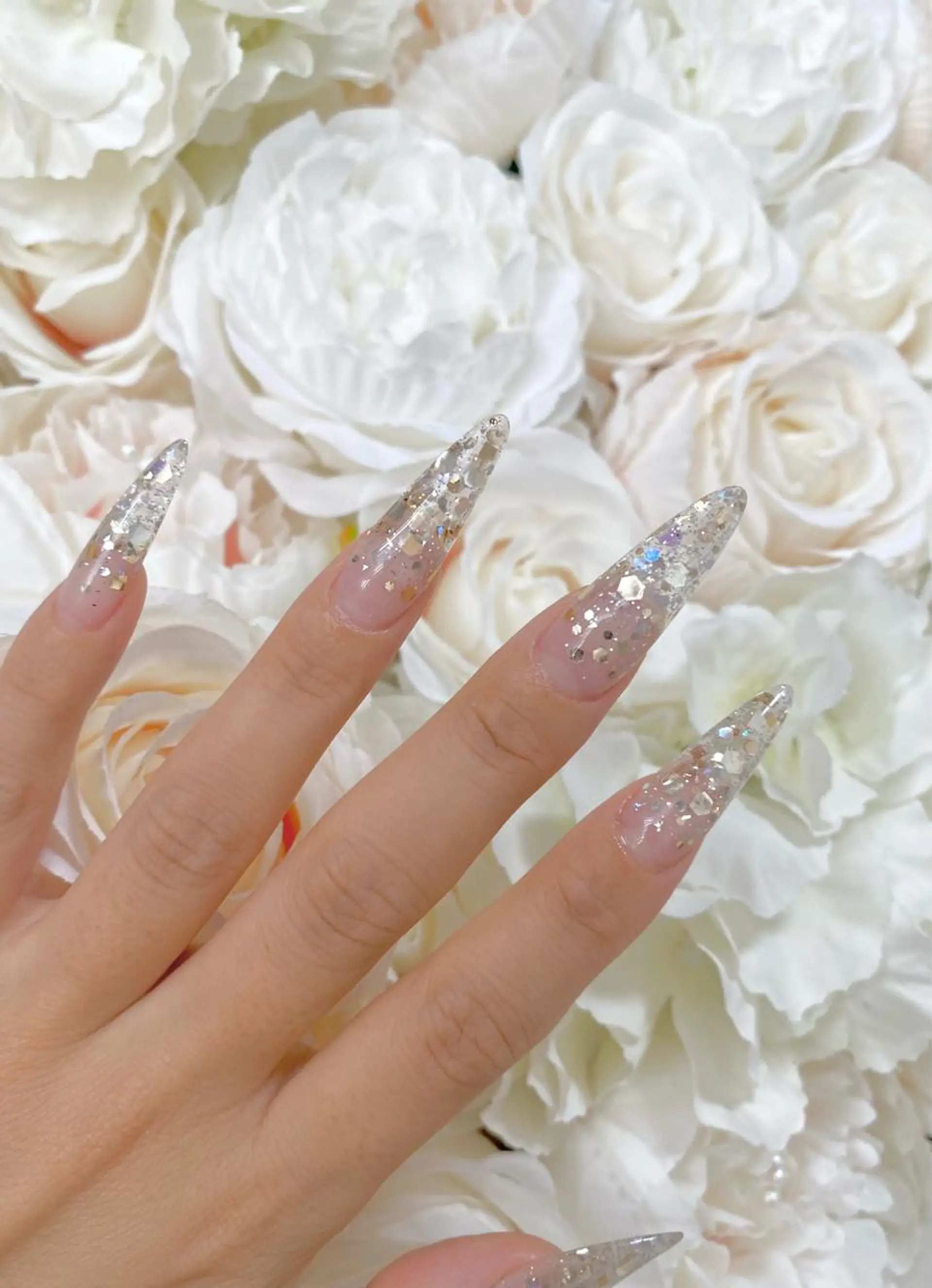 ロング ネイル ハンドネイル lune nail_2017のその他イメージ