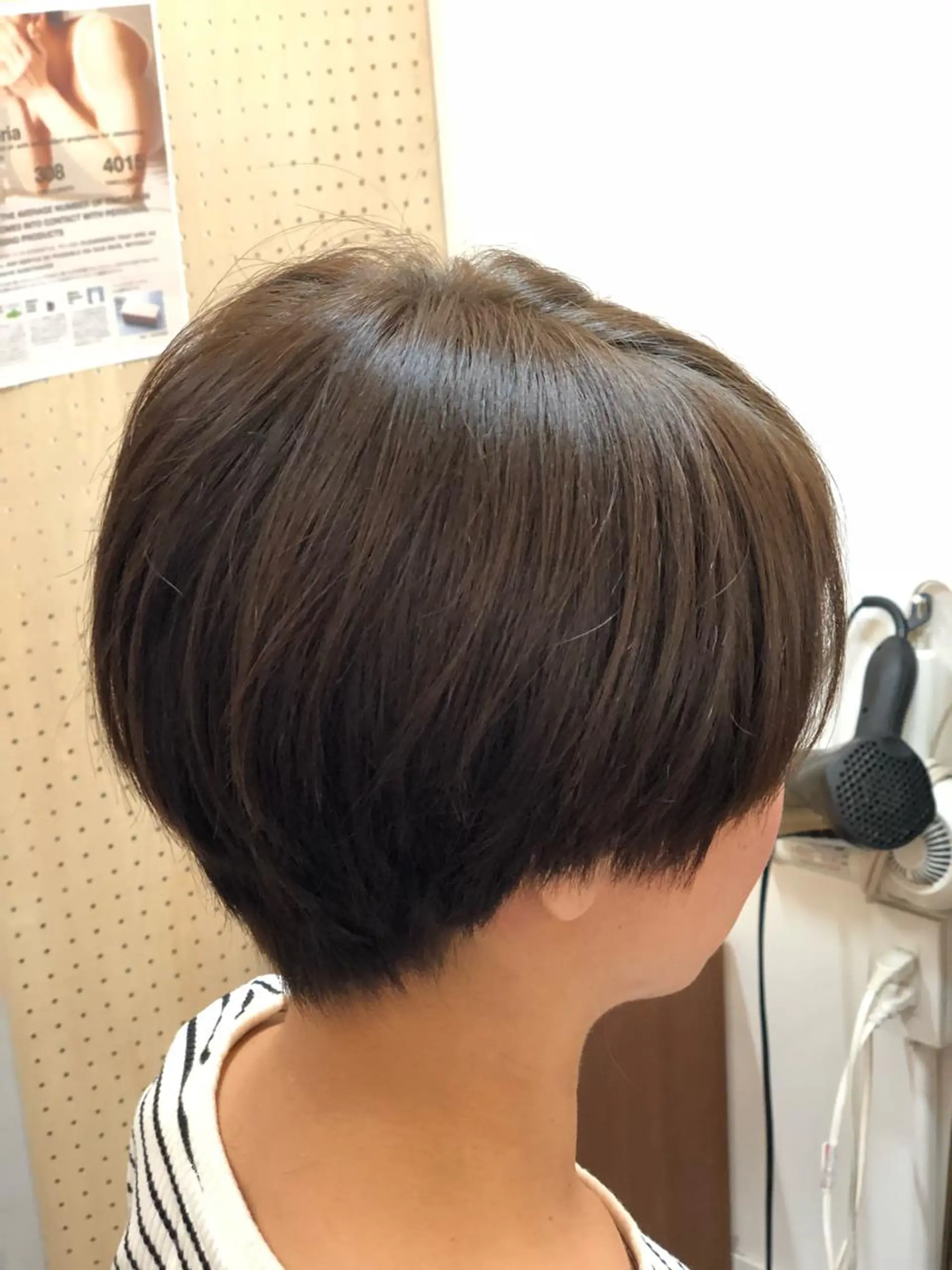 ショート カラー 透明感カラー carre hair 店長   中園　武士のヘアスタイル