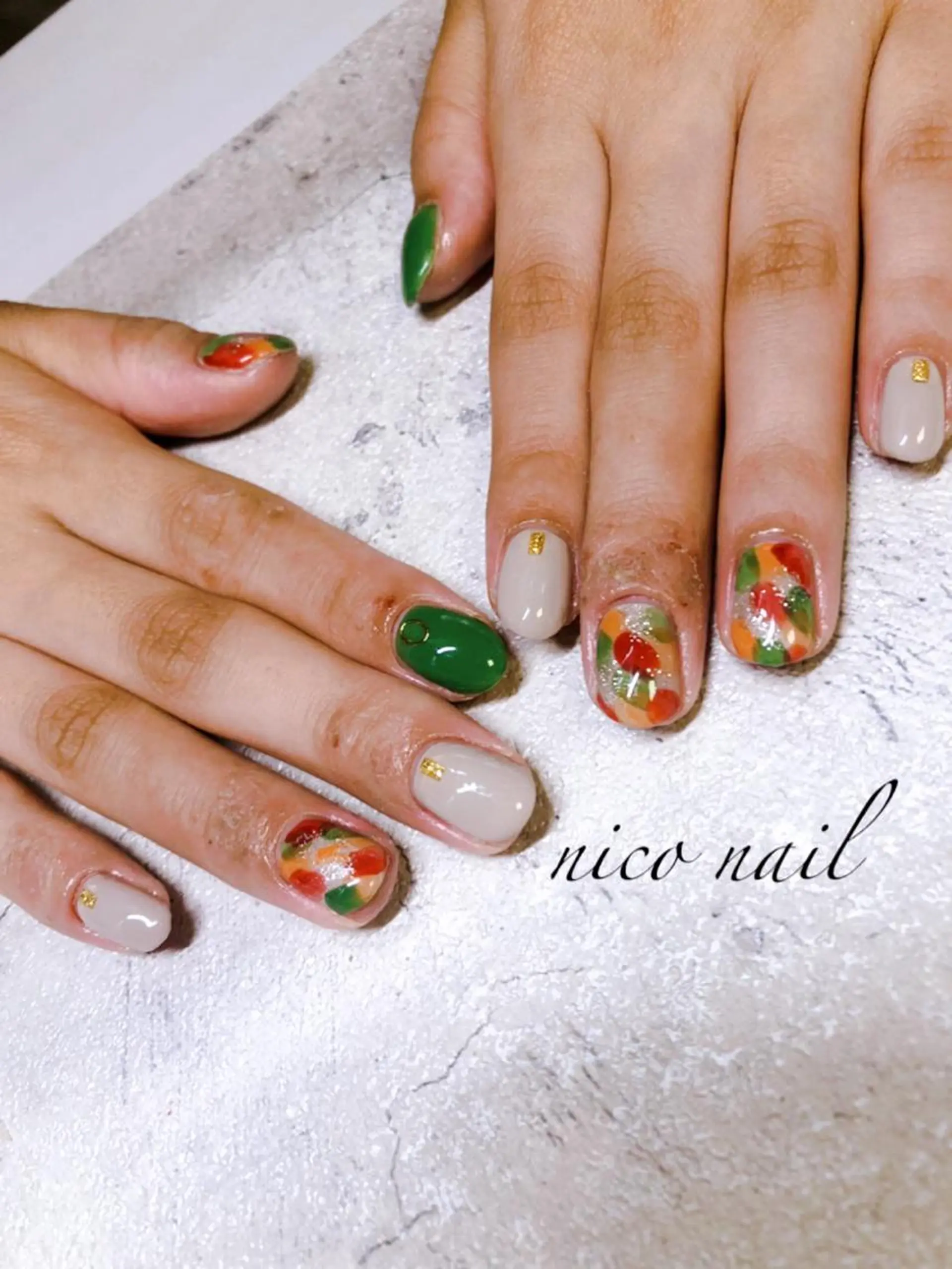 ネイル 香芝市ネイルサロン nico nailのネイルデザイン