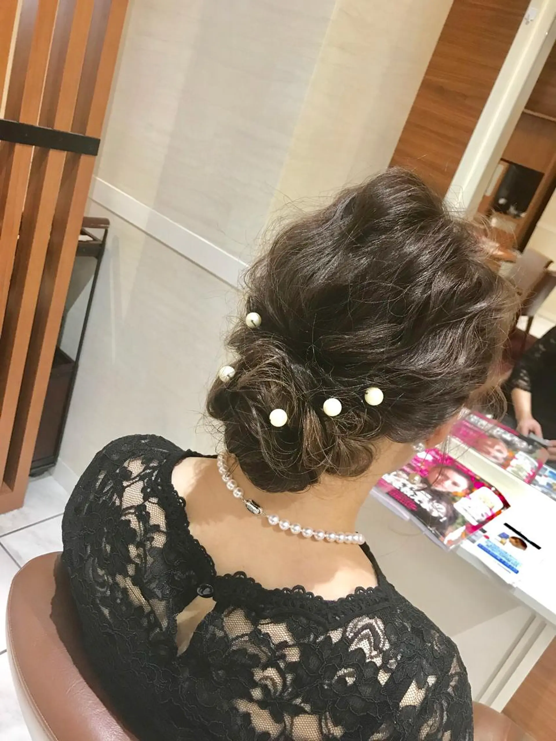 ロング カラー ヘアアレンジ テラモト カズヨシのヘアスタイル