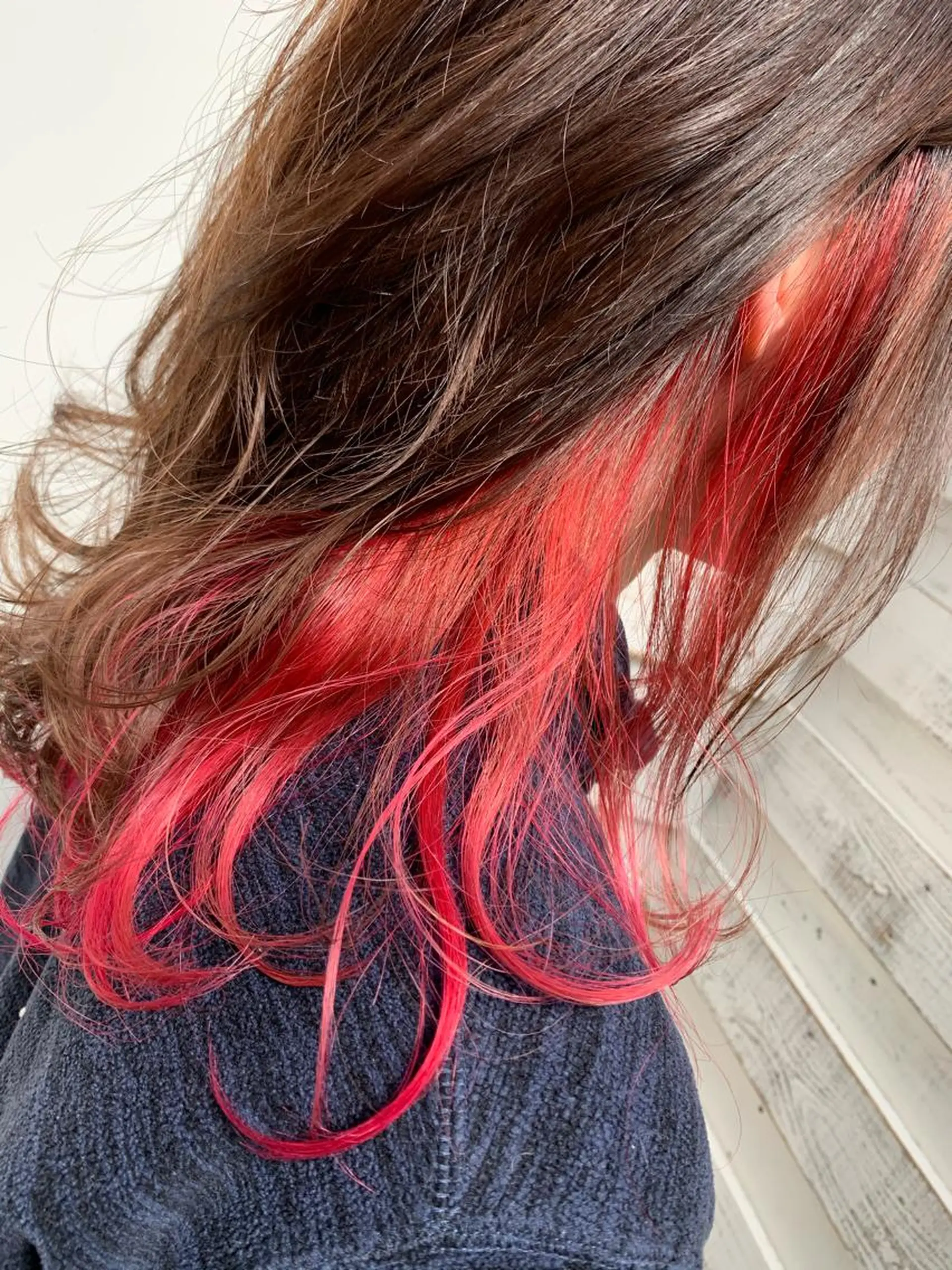 ミディアム カラー ヘアアレンジ イルミナカラー インナーカラー ピンクカラー 髪質改善 小顔カット 指名支持率NO.1 スタイリストのヘアスタイル