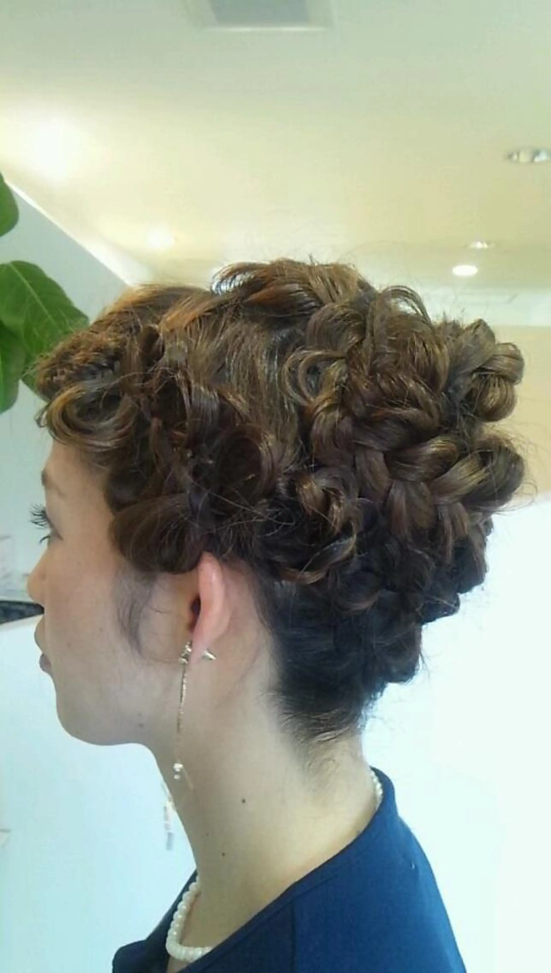 ミディアム セミロング ロング ヘアアレンジ 平松 千枝のヘアスタイル