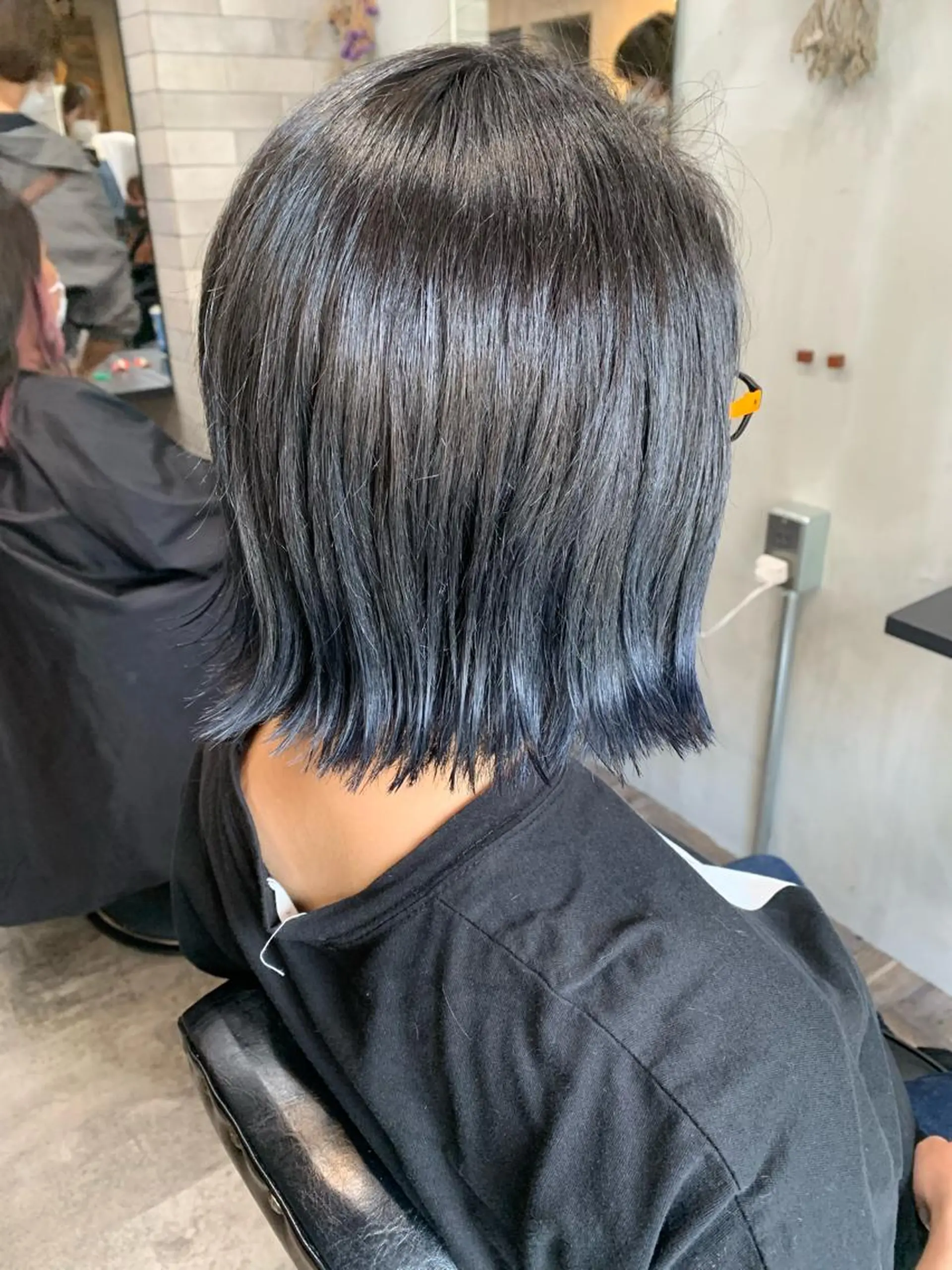 ミディアム カット ヘアカラー トリートメント 山本 みきのヘアスタイル