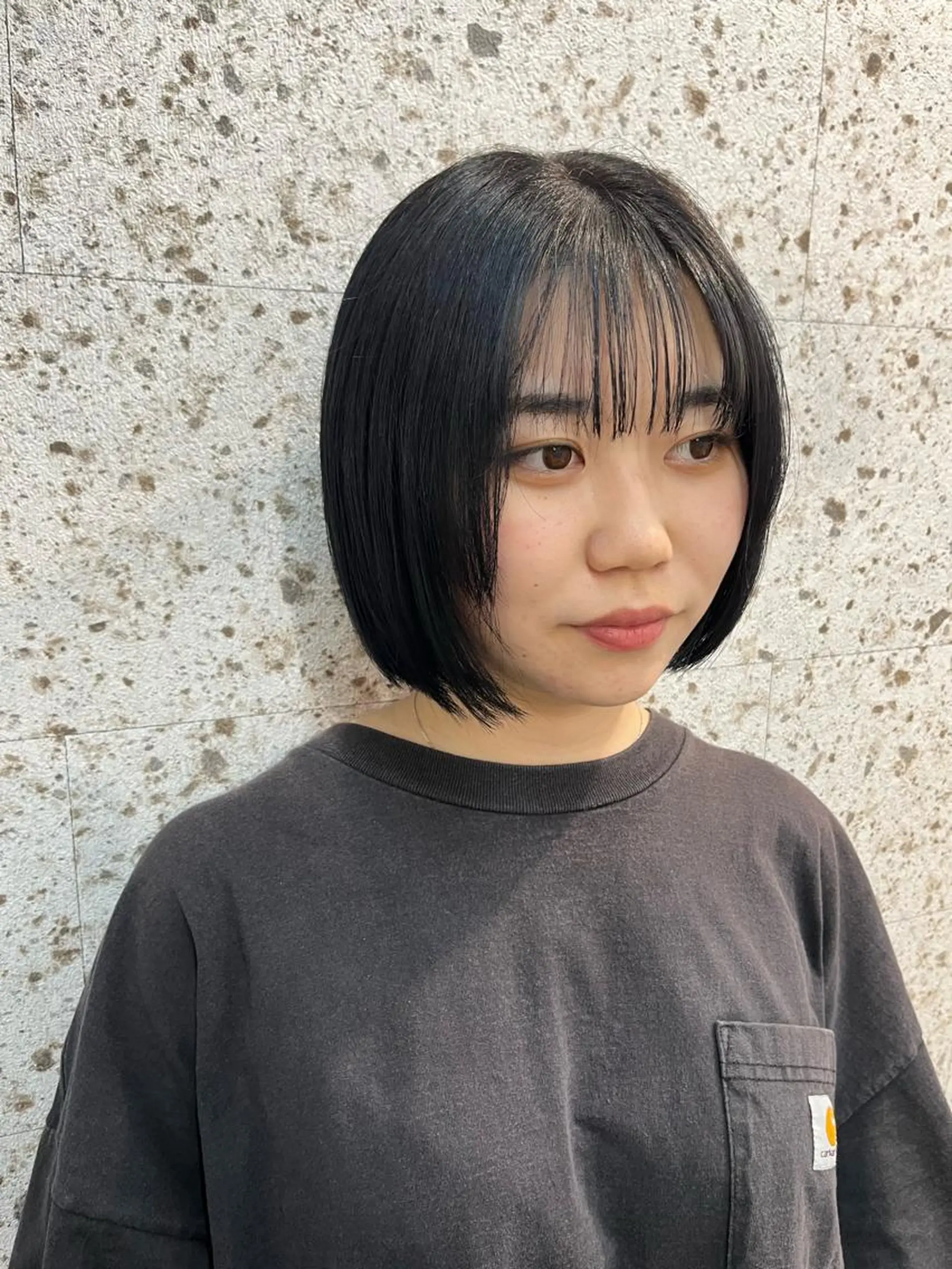 カラー 黒髪 ブルーカラー ブルーブラック ダブルカラー イヤリングカラー ito eye&nail所属・ito 小山綾花のマツエク・マツパデザイン