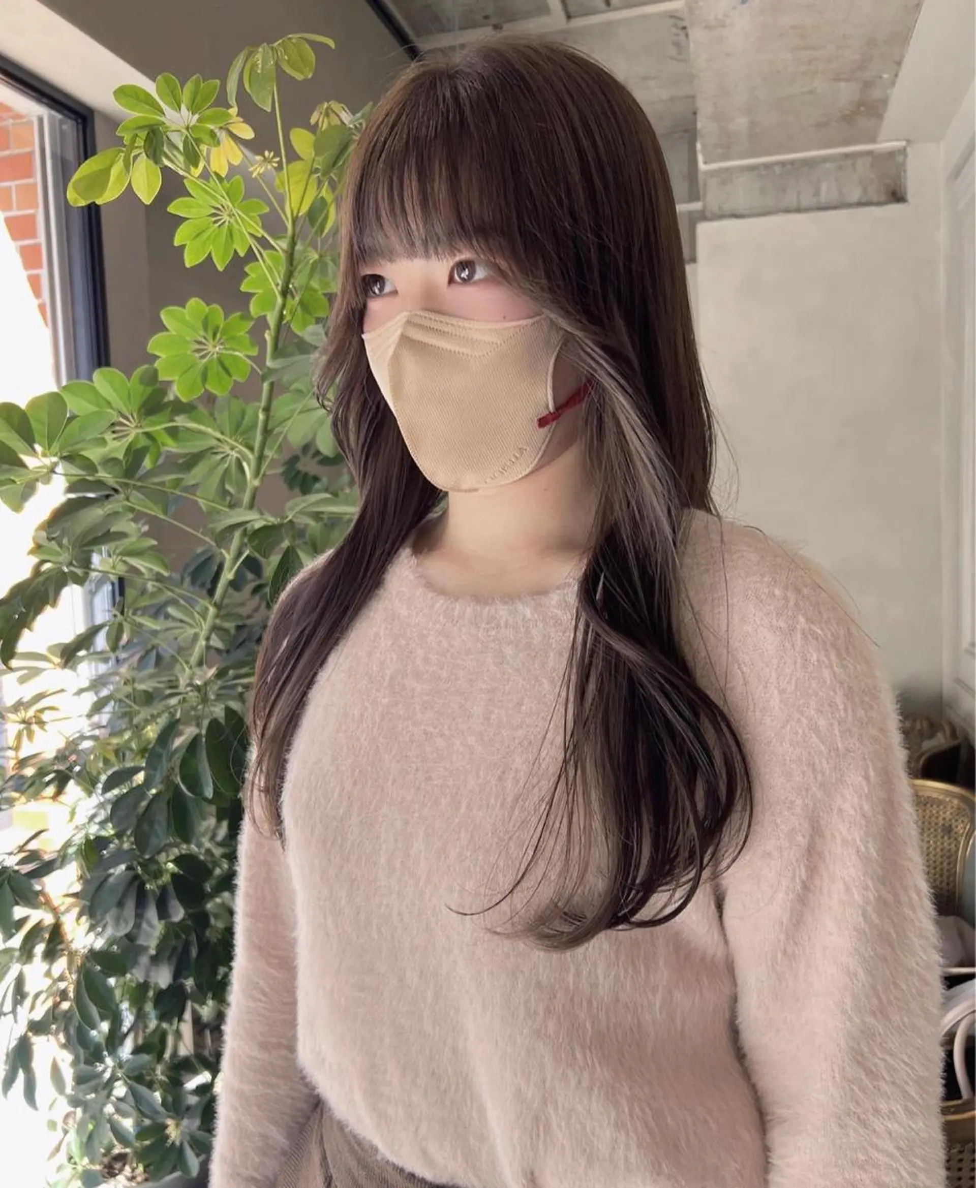 ロング ヘアカラー 梅原 大和のヘアスタイル