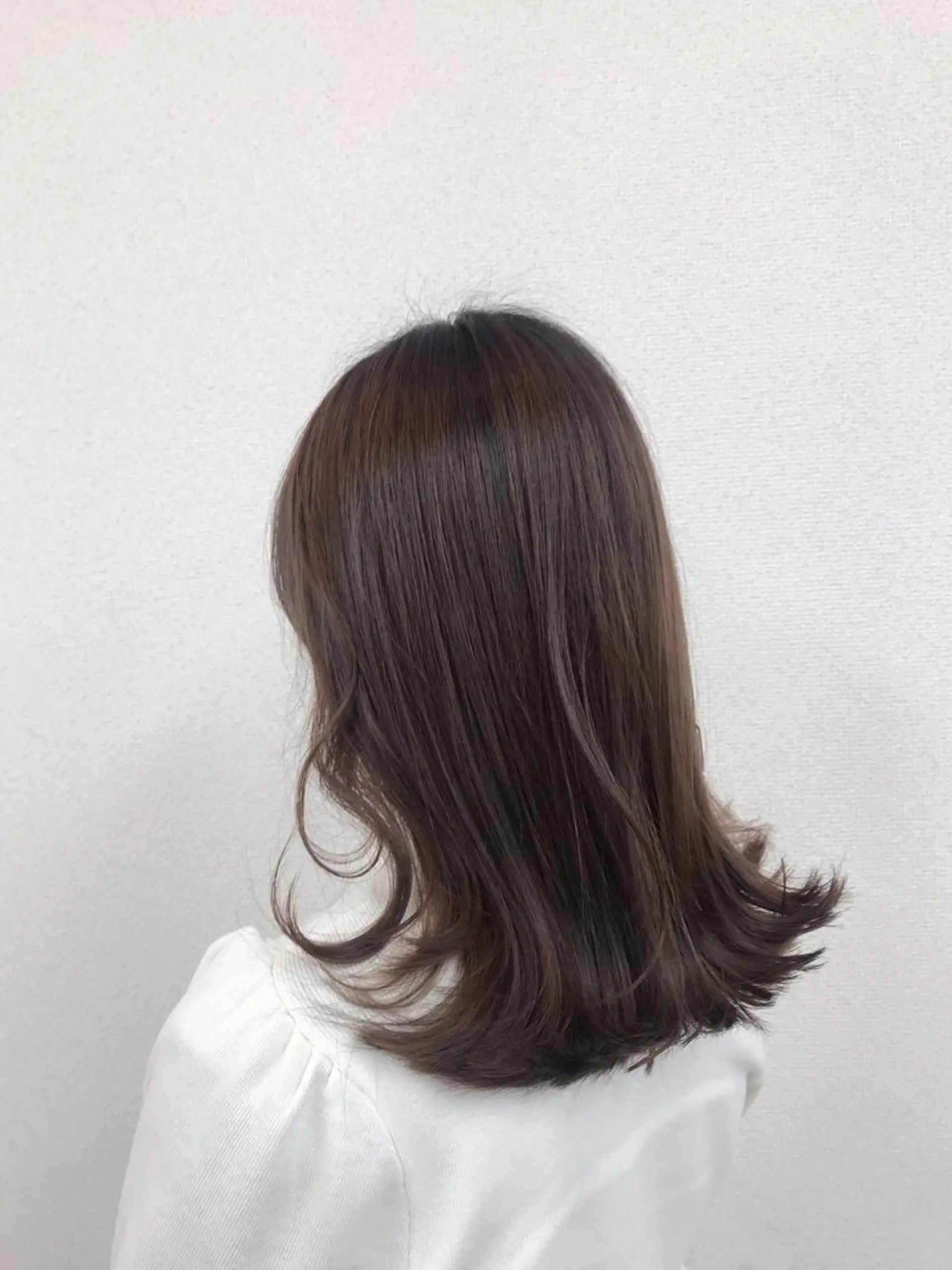 セミロング 松本平太郎美容室大宮店所属・もりたみかこ 美容師お休み中のヘアスタイル