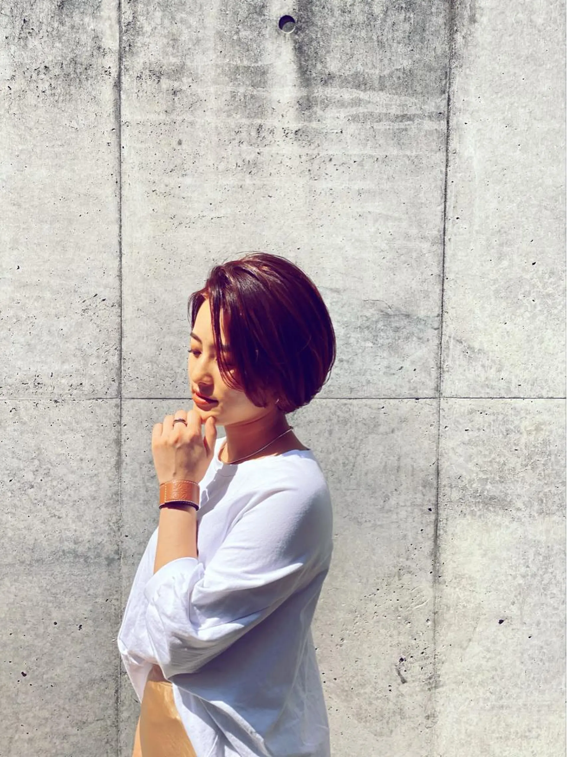 ショート カラー 能登谷 きよのヘアスタイル